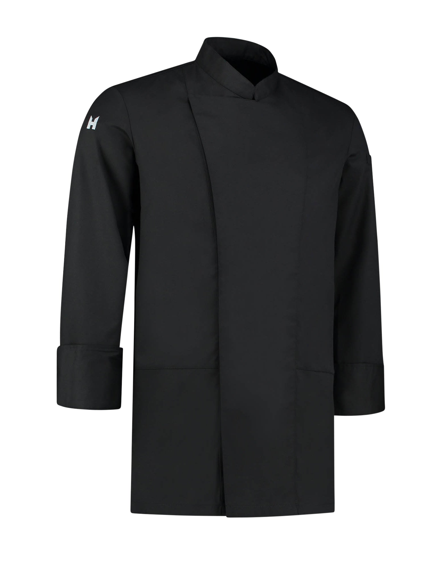Klassische Drucknopf Kochjacke Dave