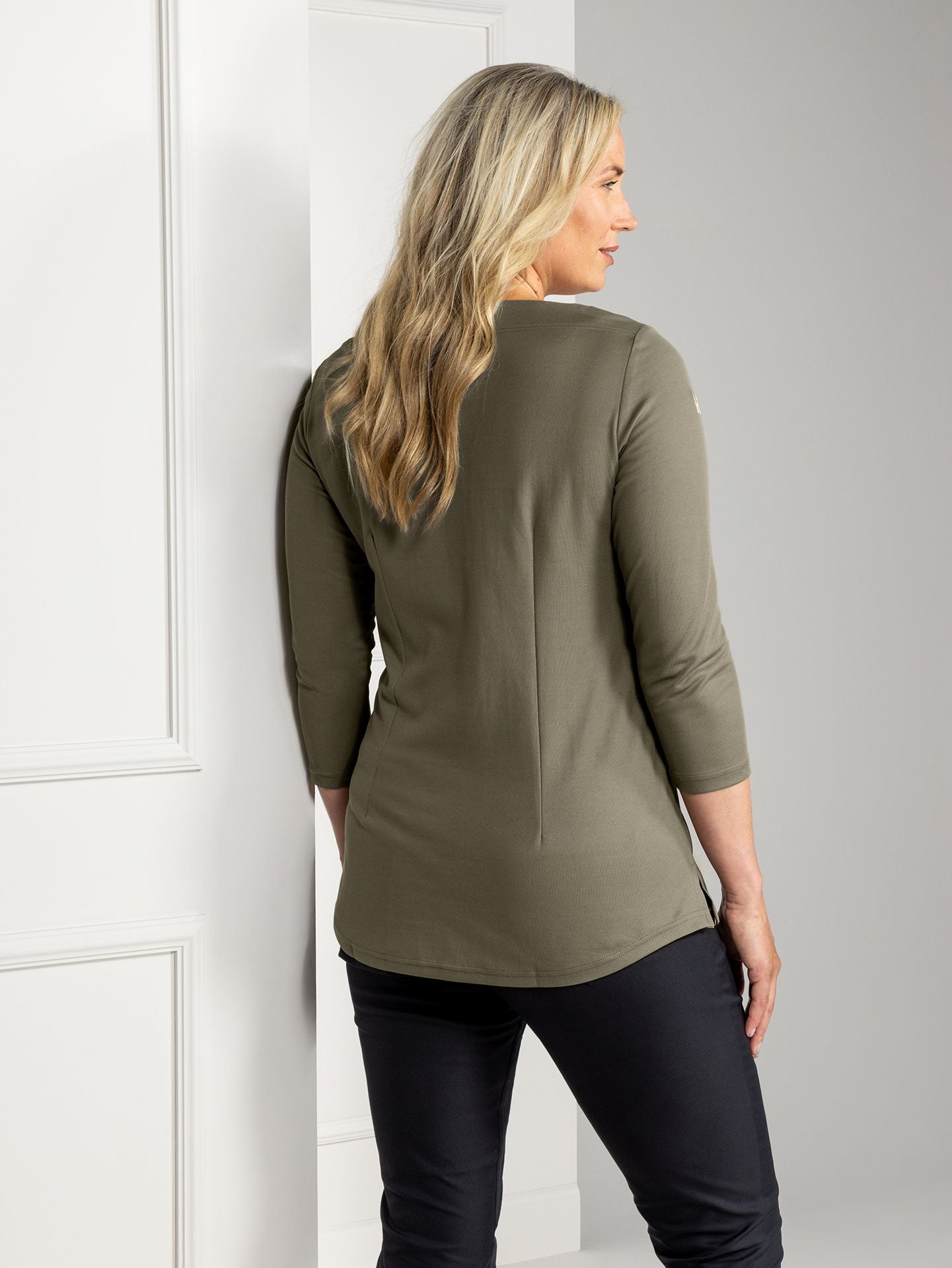 Damen-Gastroshirt Evy 1212 mit Bootskragen