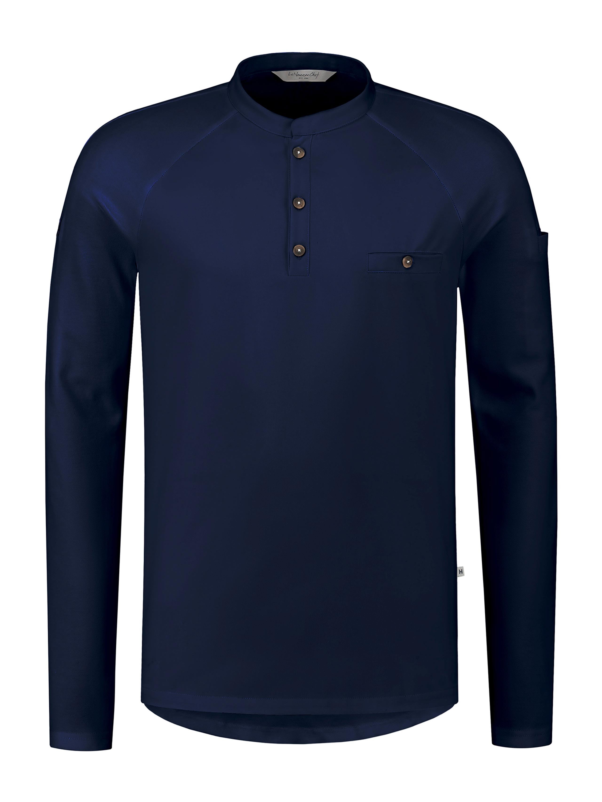 Gastroshirt 1225 Elias mit Knopfleiste
