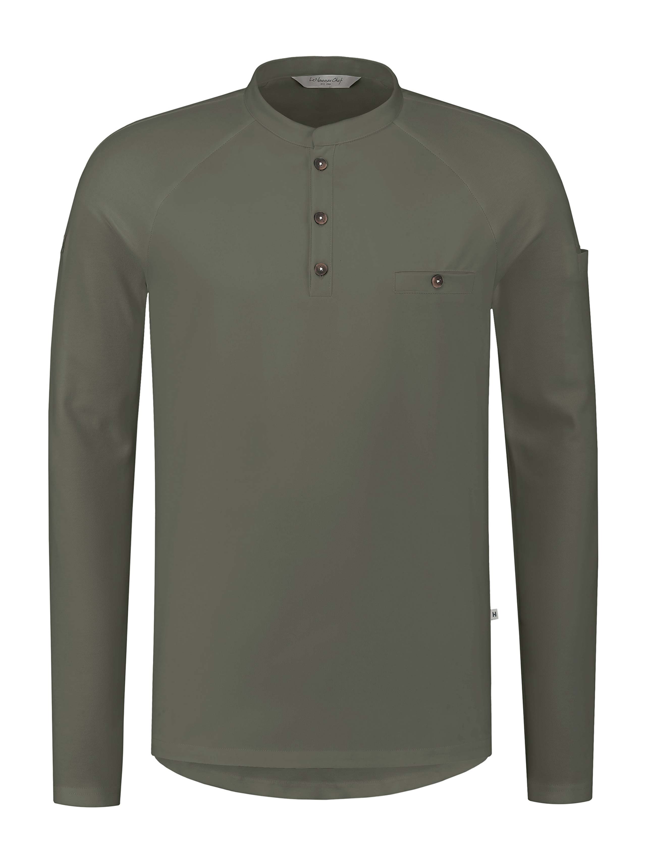 Gastroshirt 1225 Elias mit Knopfleiste