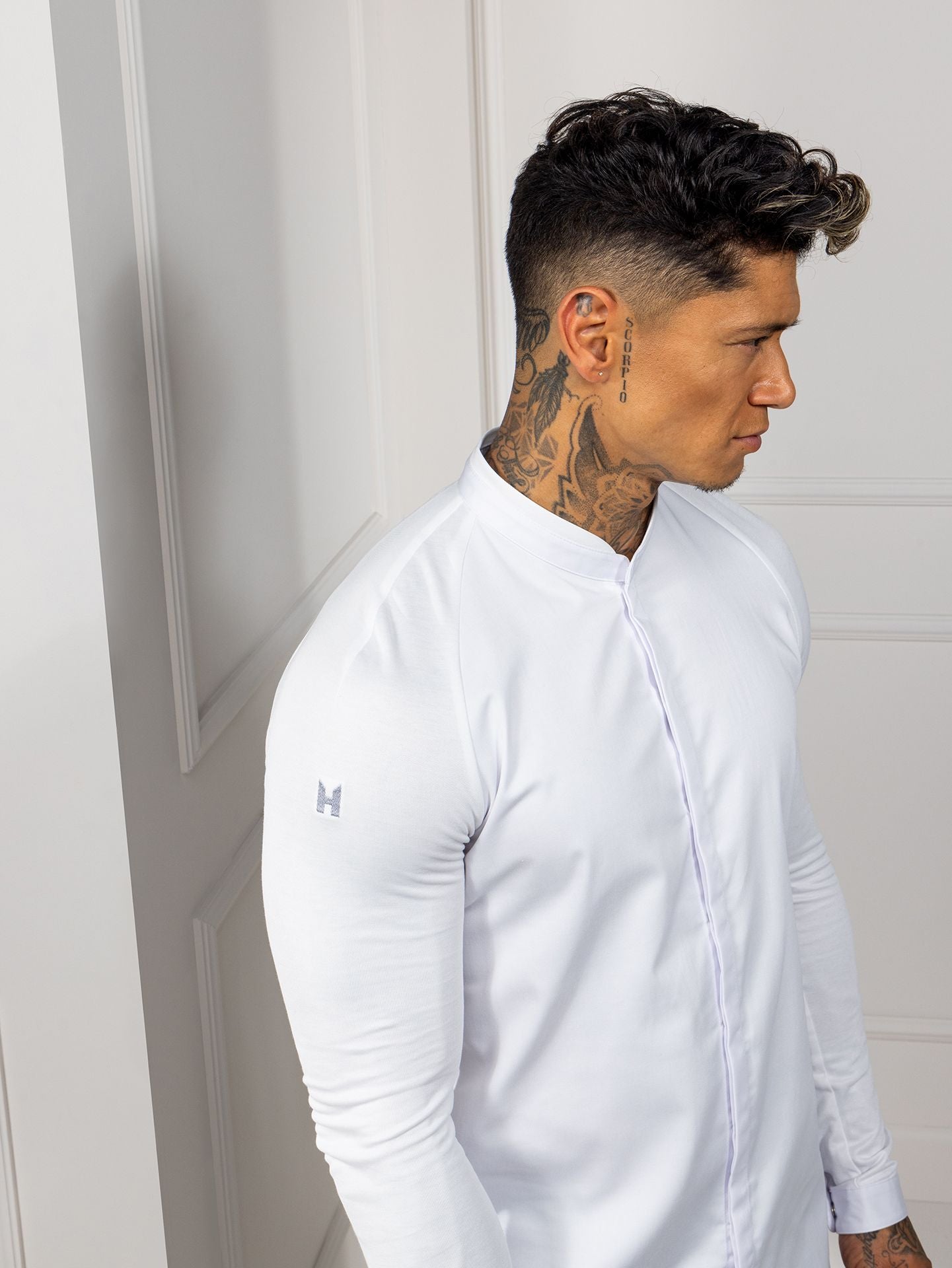 Kochhemd Romain 1404 mit Raglan-Arm