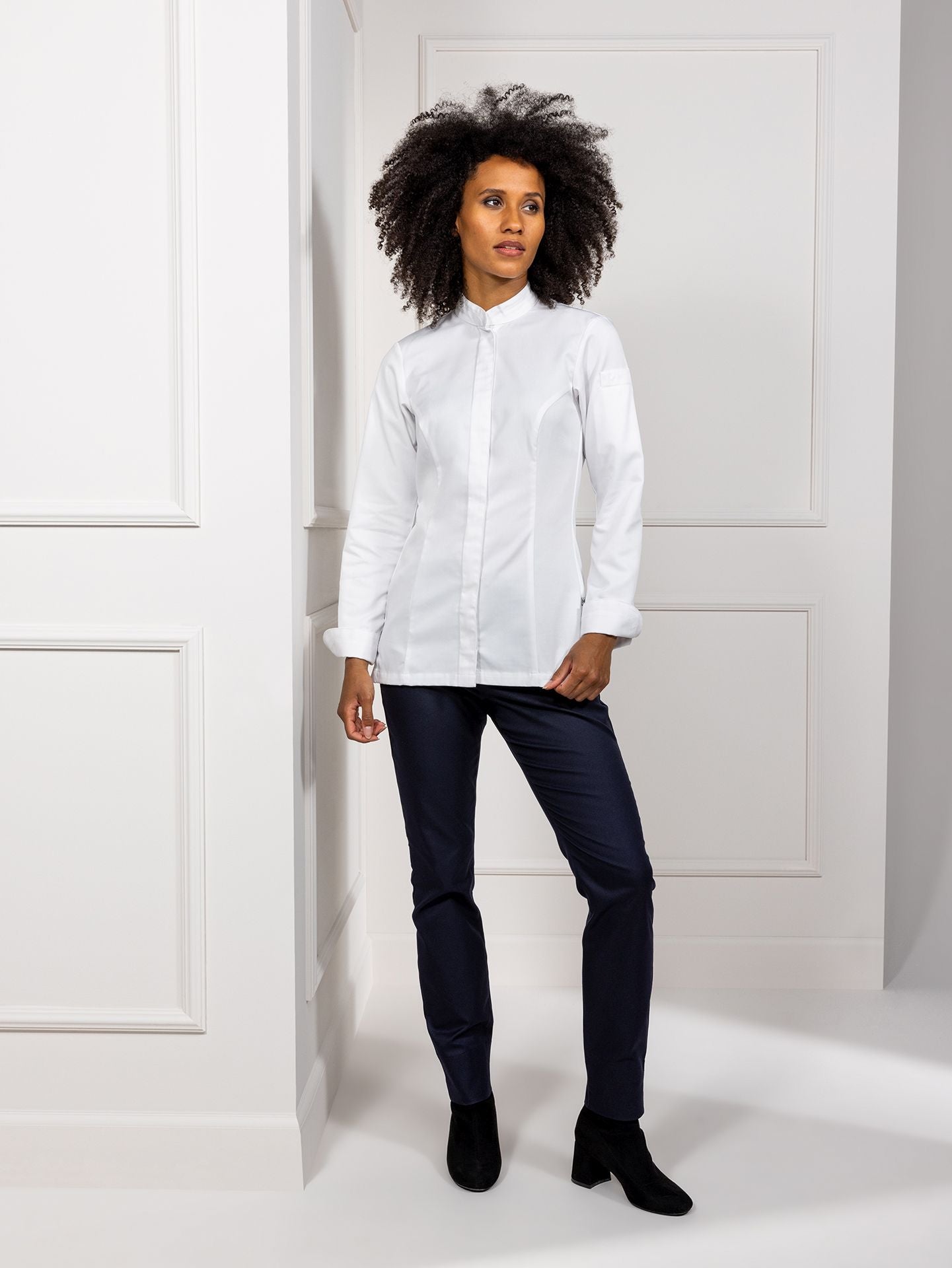 Einreihige Damen Kochjacke 2016 Elise