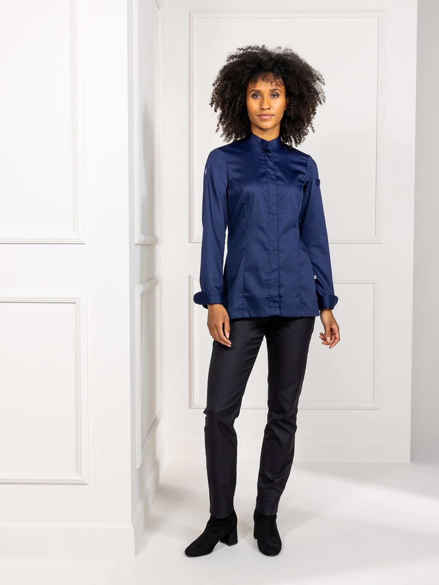 Einreihige Damen Kochjacke 2016 Elise