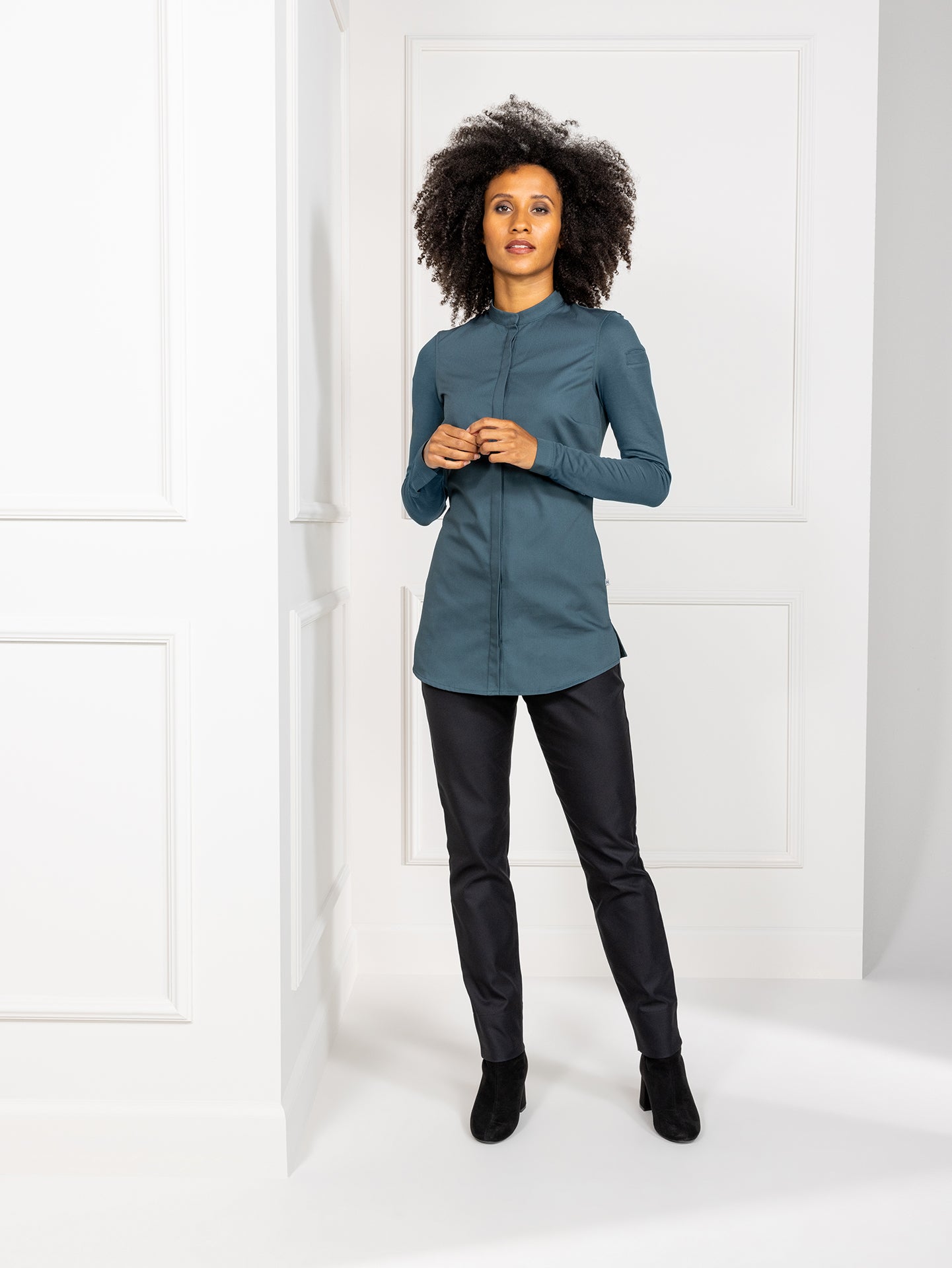 Damen Kochhemd 8013 Jolie Slim Fit