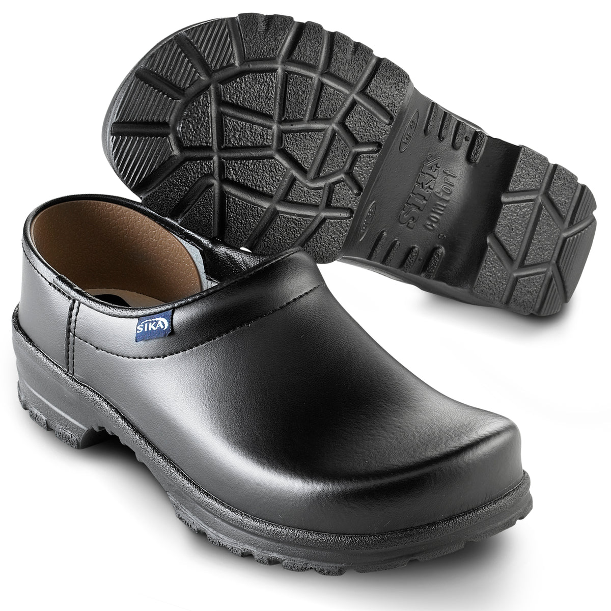 Sika Clog Comfort 125 OB in Schwarz und Weiß