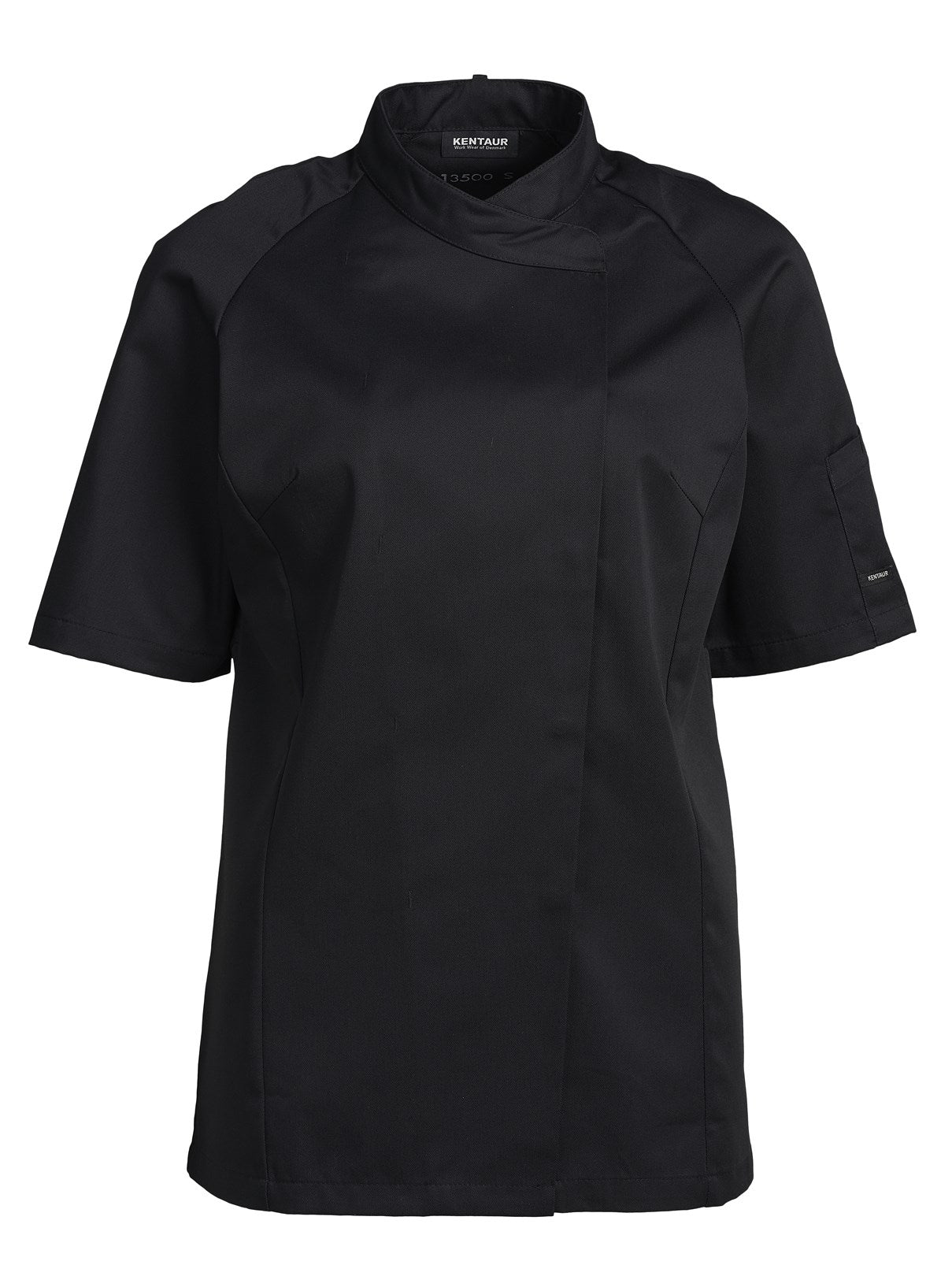 Damen Kochjacke 13500 Halbarm mit Druckknöpfen
