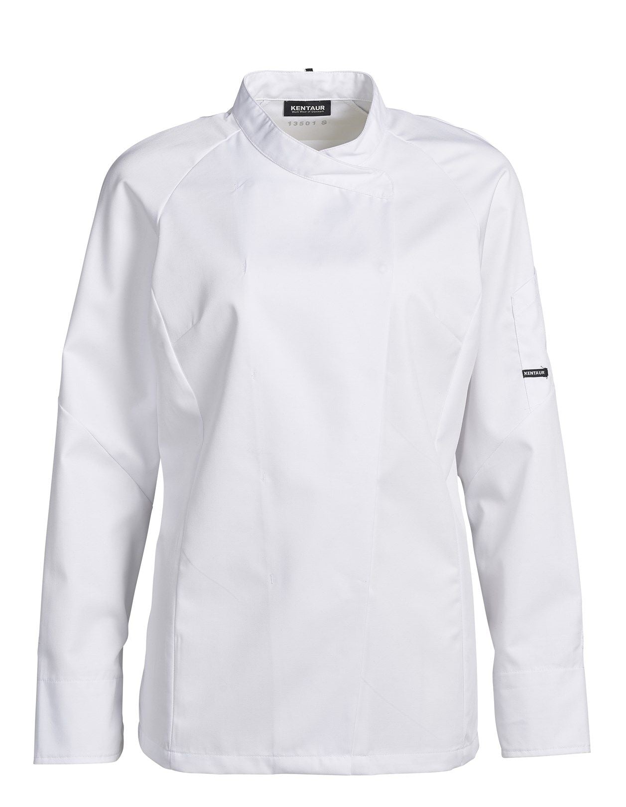 Damen Kochjacke 13501 mit Druckknöpfen