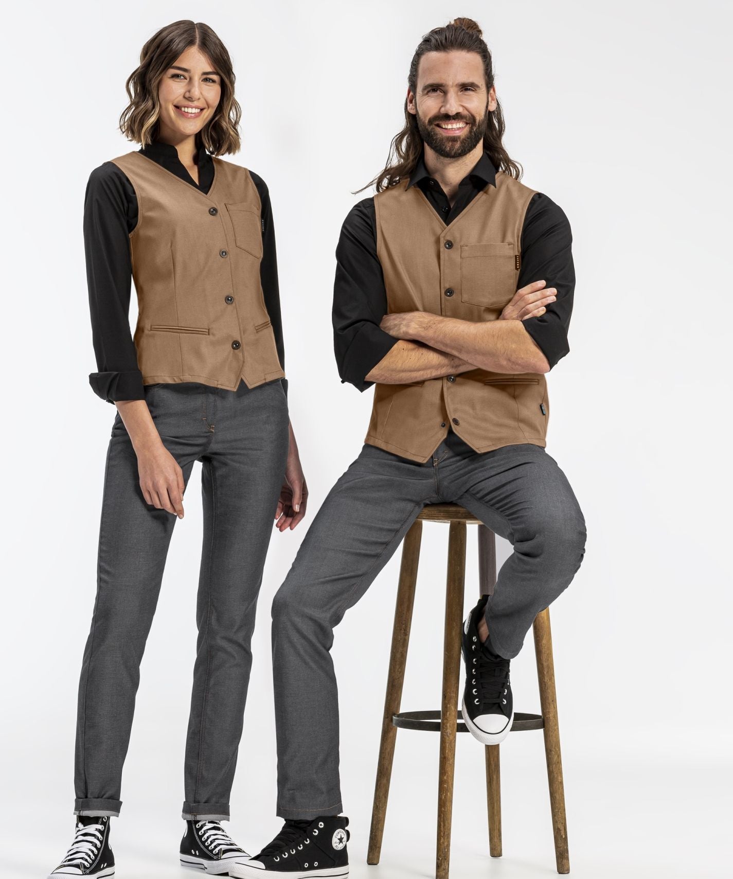 damen-Jeans 1387 Denimoptik in anthrazit von Greiff online bestellen