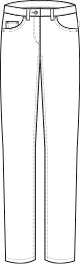 Damen-Jeans 1387 in Denimoptik