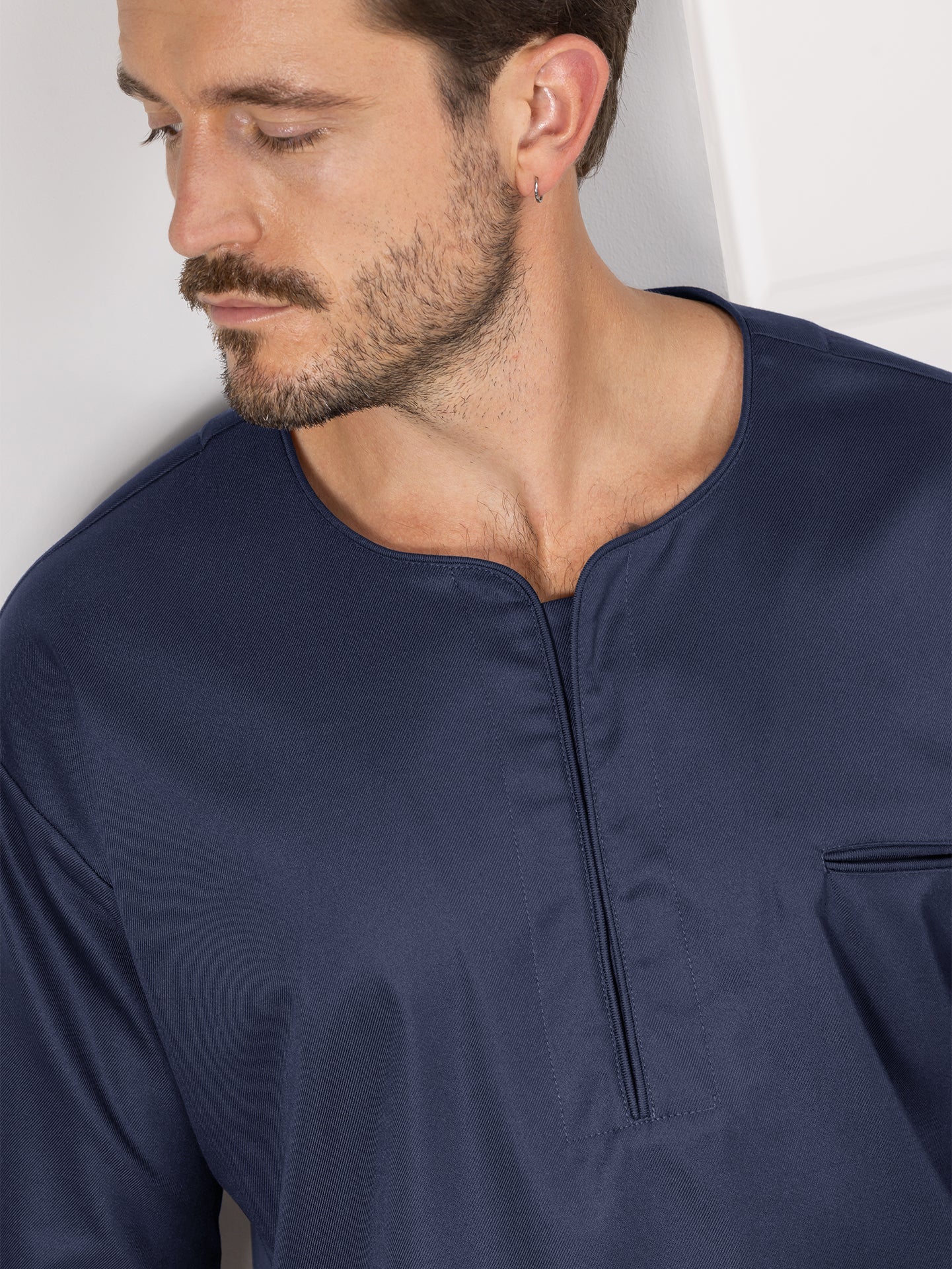 Oversized Gastro Shirt Norian 1409 von Le Nouveau Chef dunkelblau bei workers friend bestellen