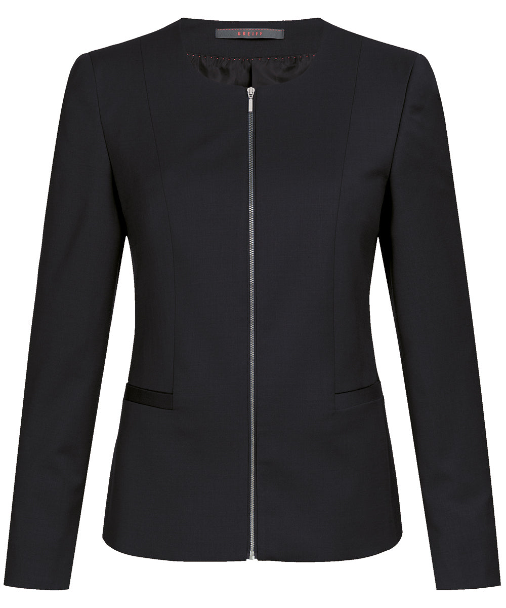 Damen-Blazer Modern Regular Fit von Greiff bei workers friend schwarz