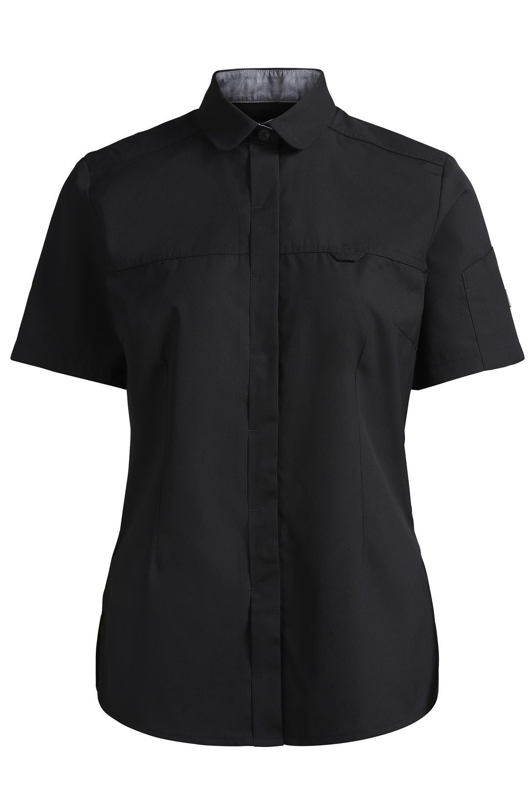 Damen Koch-/Servicebluse 15054 Kurzarm