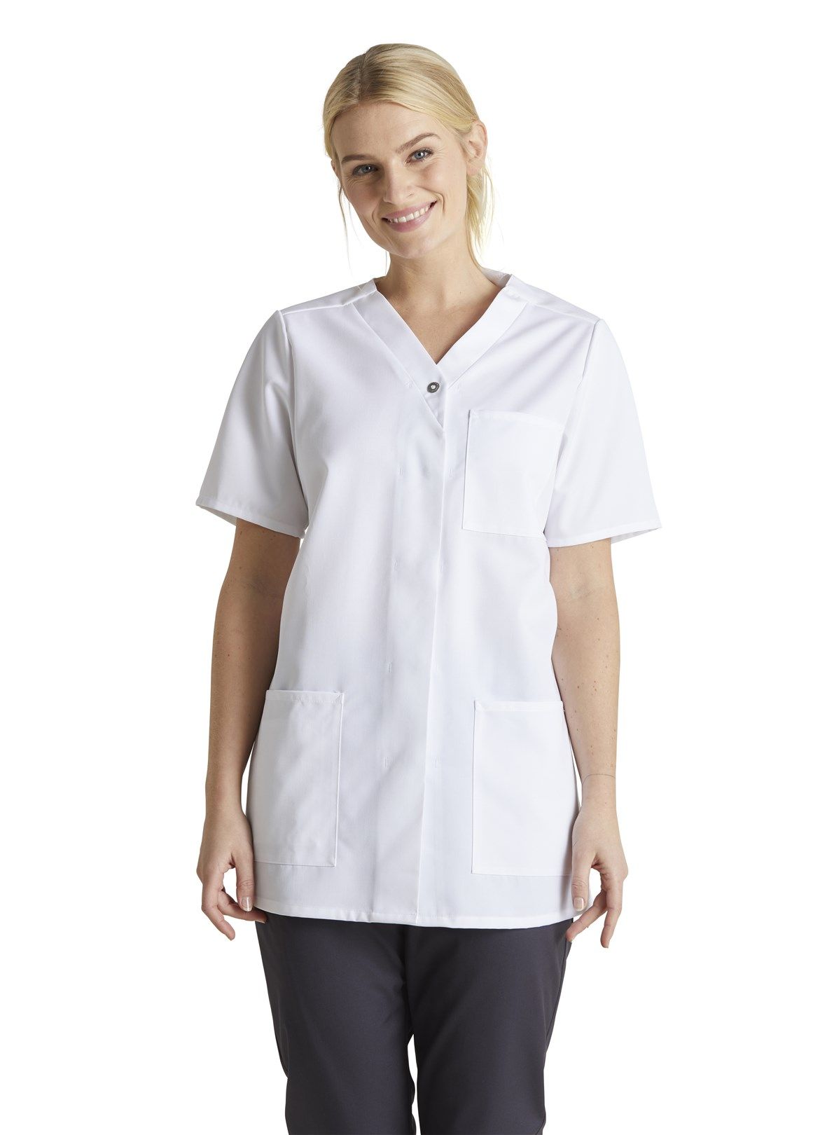 Geknöpfter Damen Kasack 15139 mit Tencel