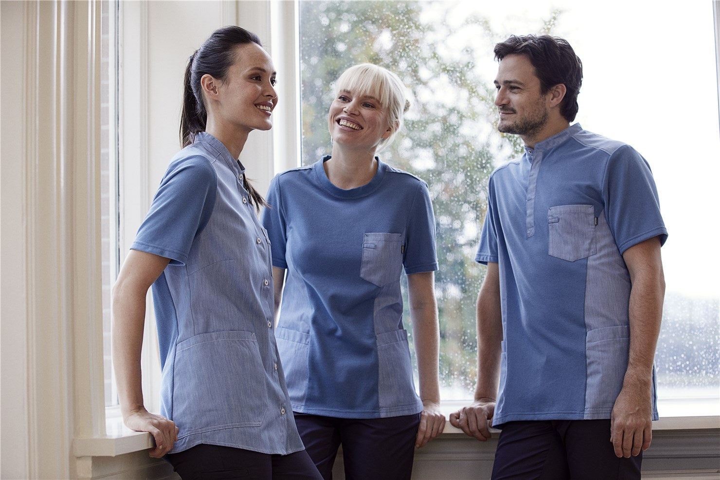 Kentaur Damen Fusion Shirt 15313 aus Piqué mit Kontrastgewebe