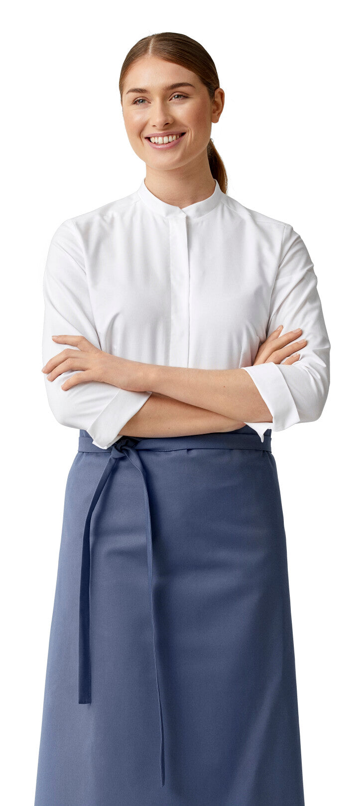 Oxford Stehkragen-Bluse 15478 mit 7/8-Arm