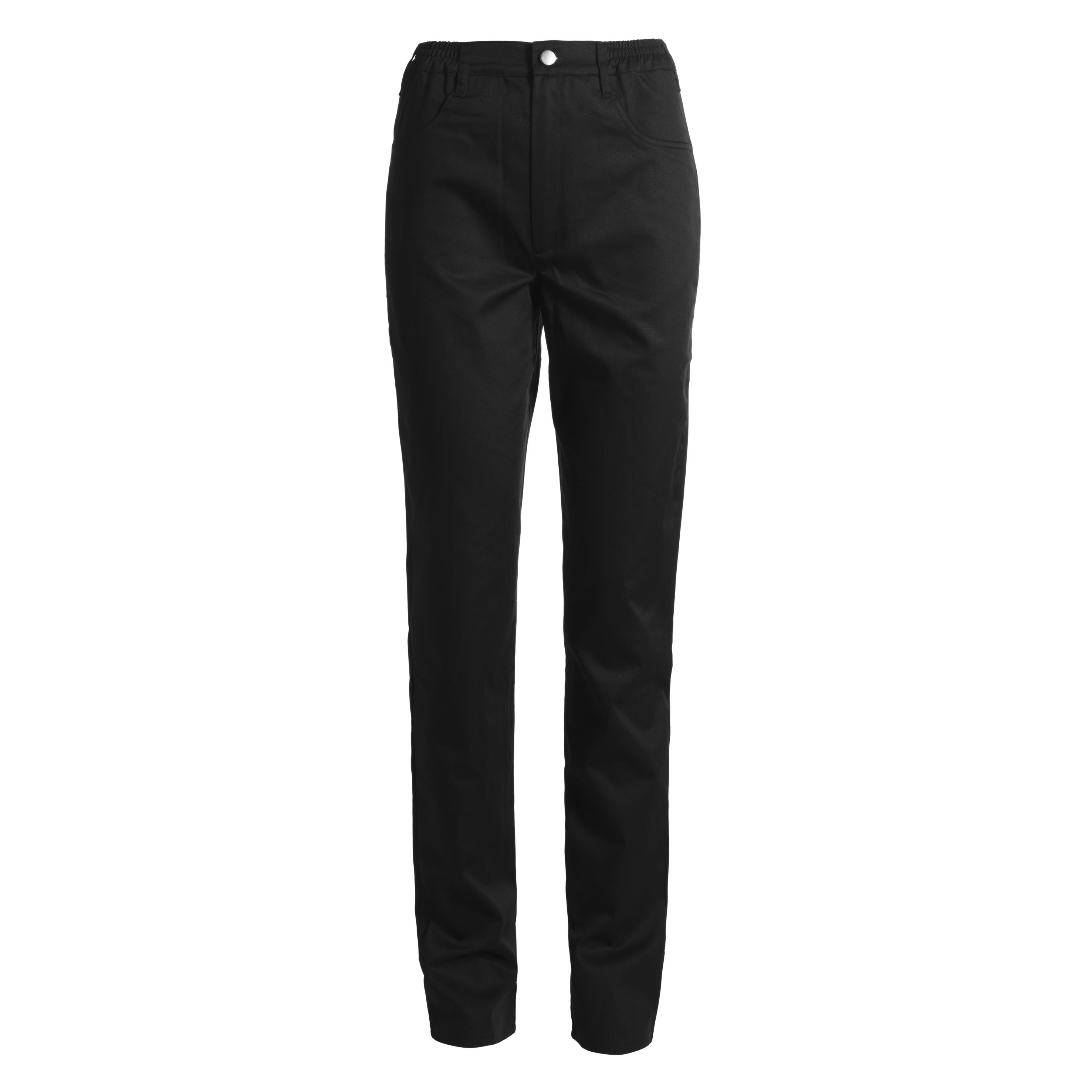 Damen Hose 1601 schmales Bein schwarz