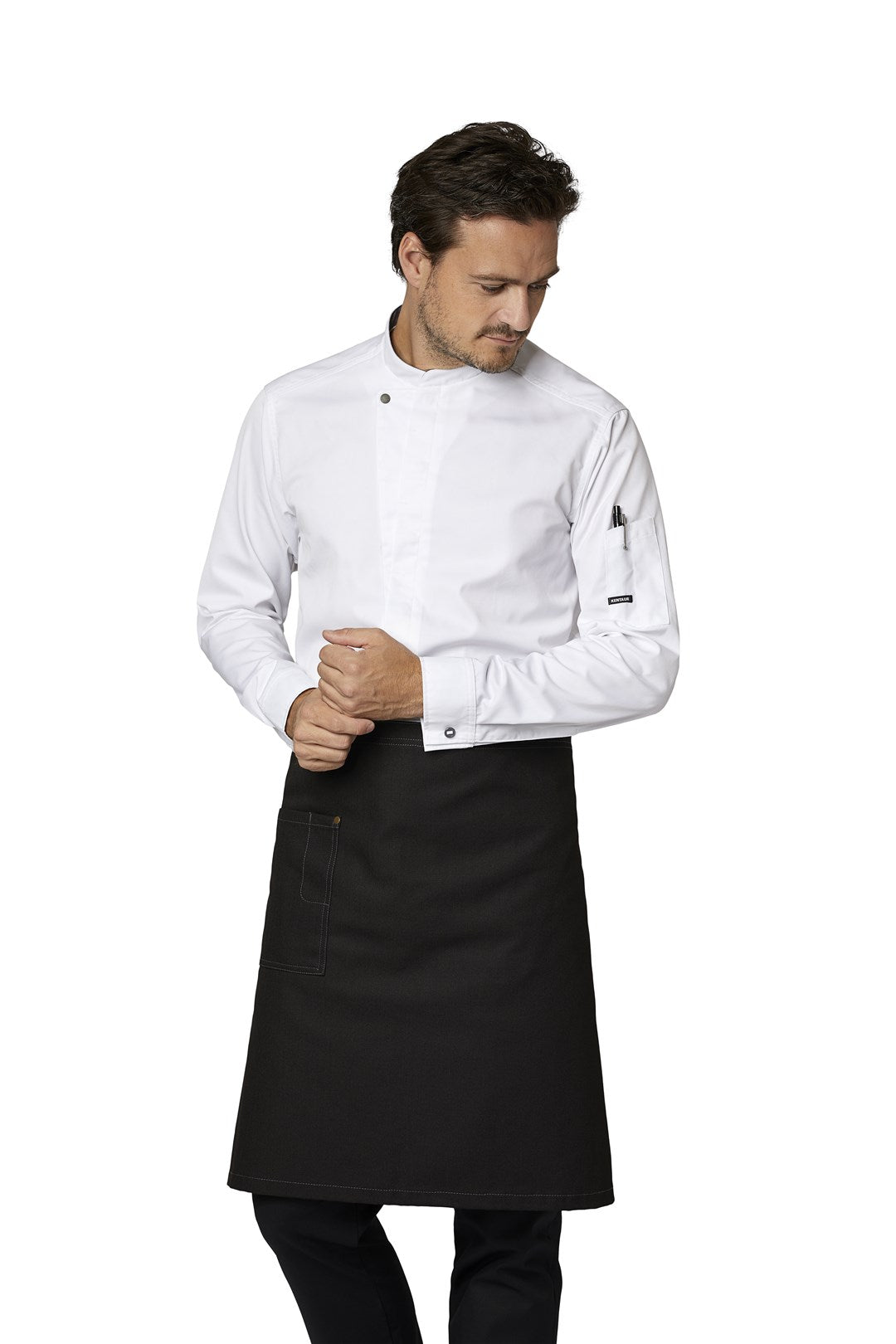 Kochhemd Chef-Style weiß 23515 von Kentaur