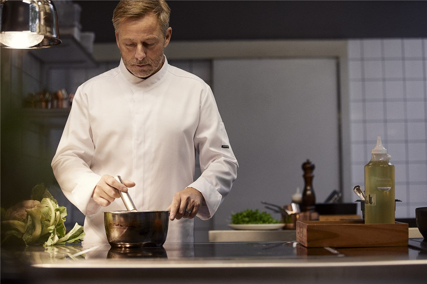 Gourmet Kochjacke 23522 mit Tencel