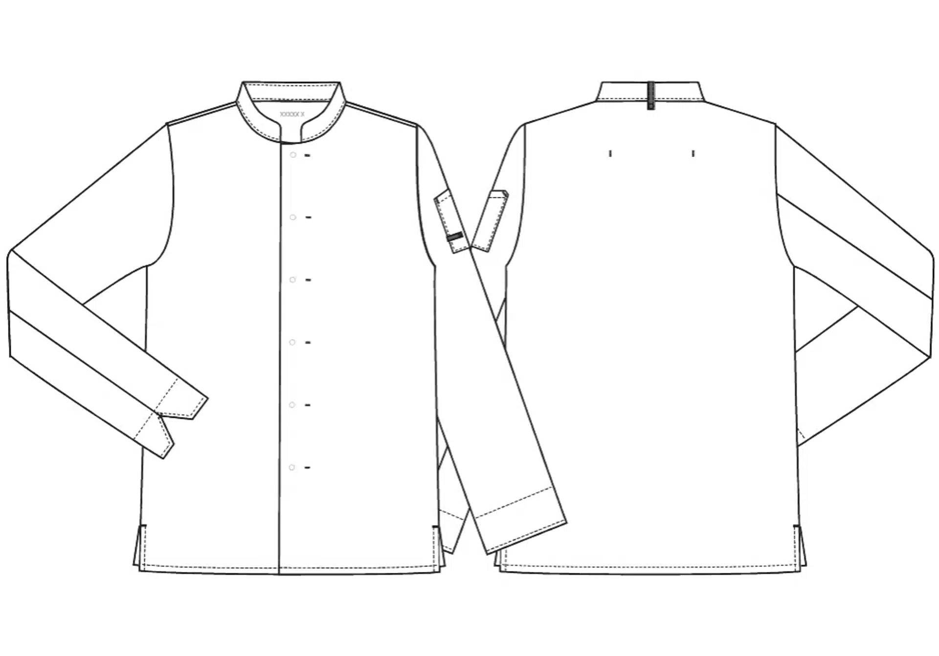 Günstige Kochjacke 23535 Menu