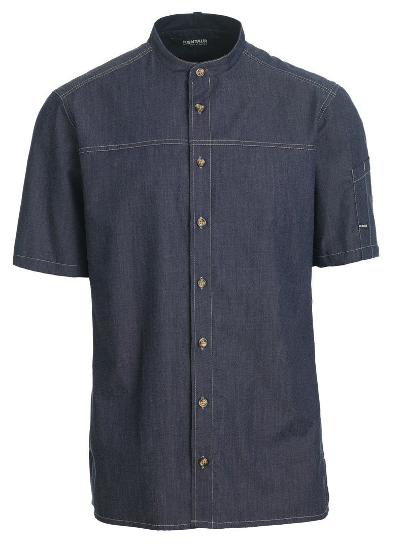 25207_Kochhemd_Halbarm_denim_blue