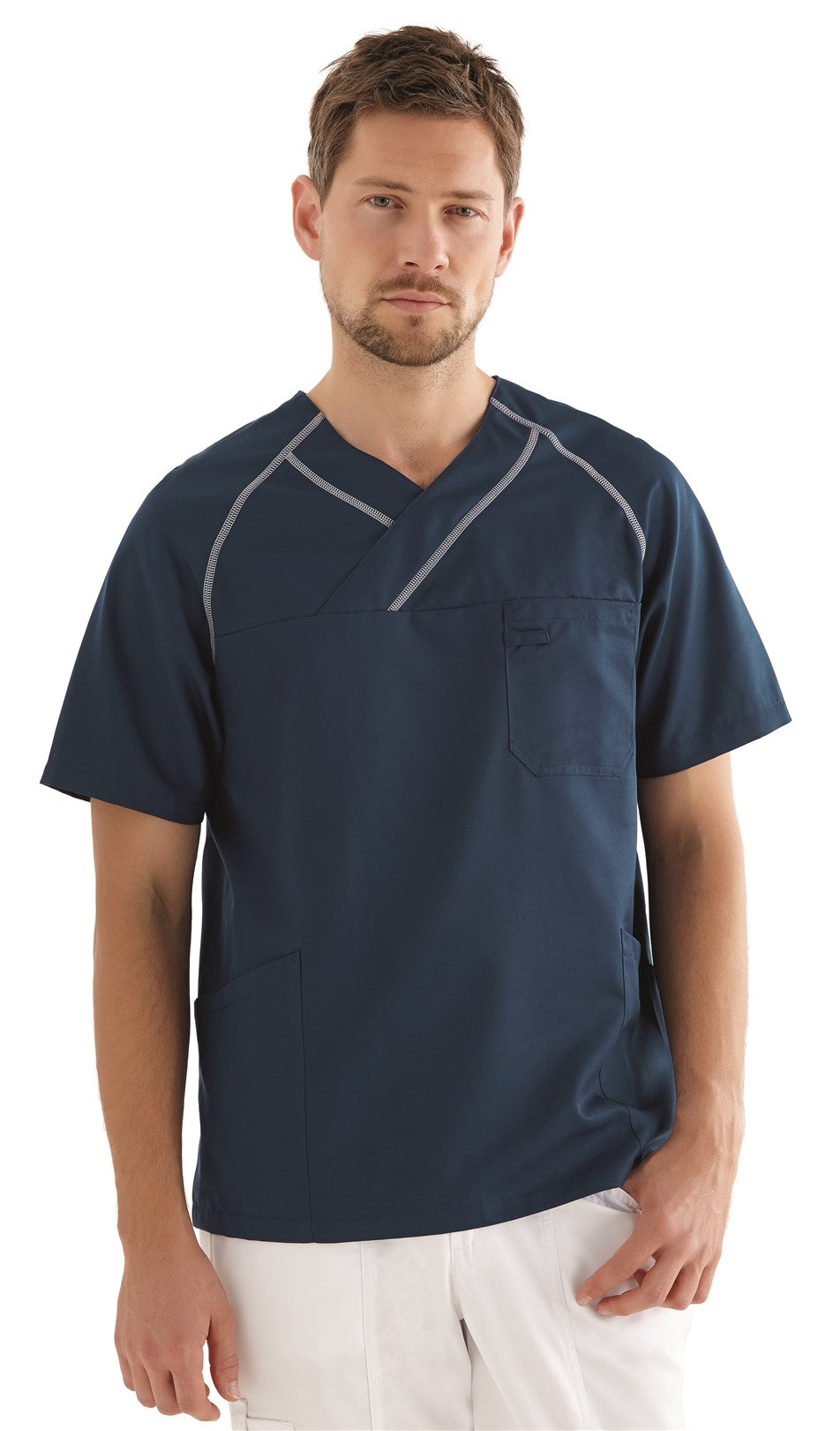 Tencel Kasack mit Flatlock-Nähten