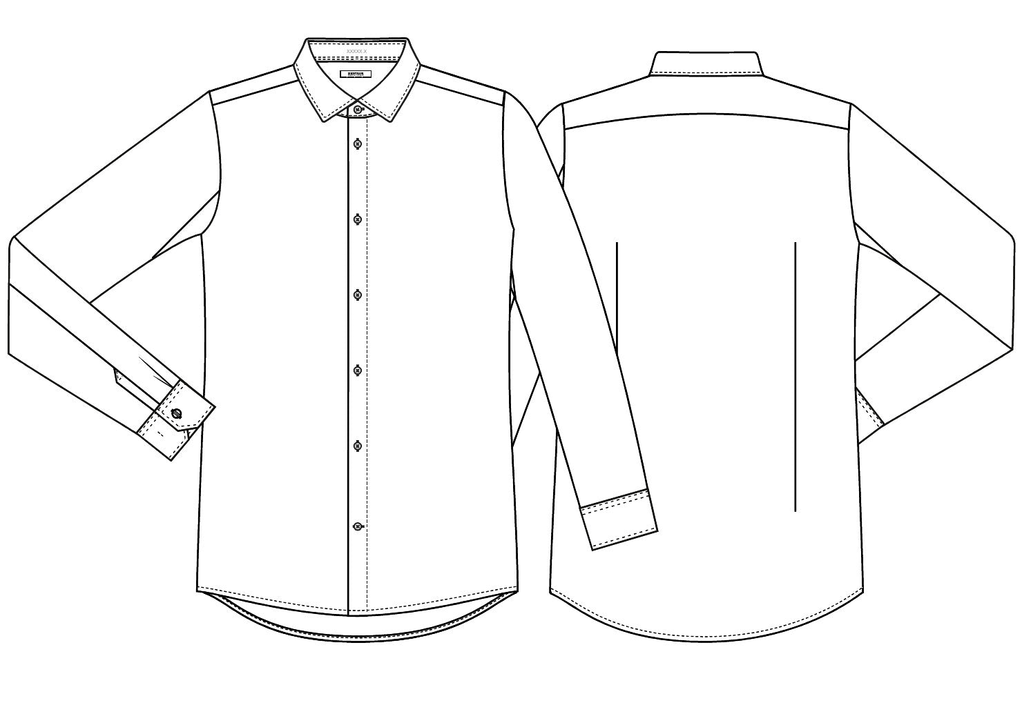 Kentaur Gastro-Hemd 25470