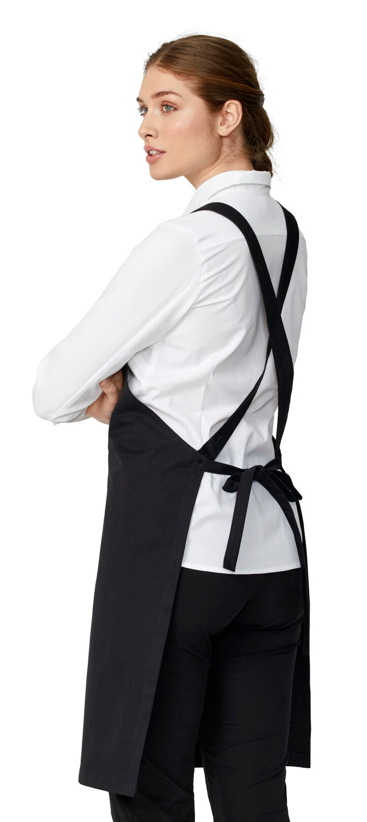 RAW Cross Back Schürze 30460 schwarz von Kentaur bei workers friend bestellen