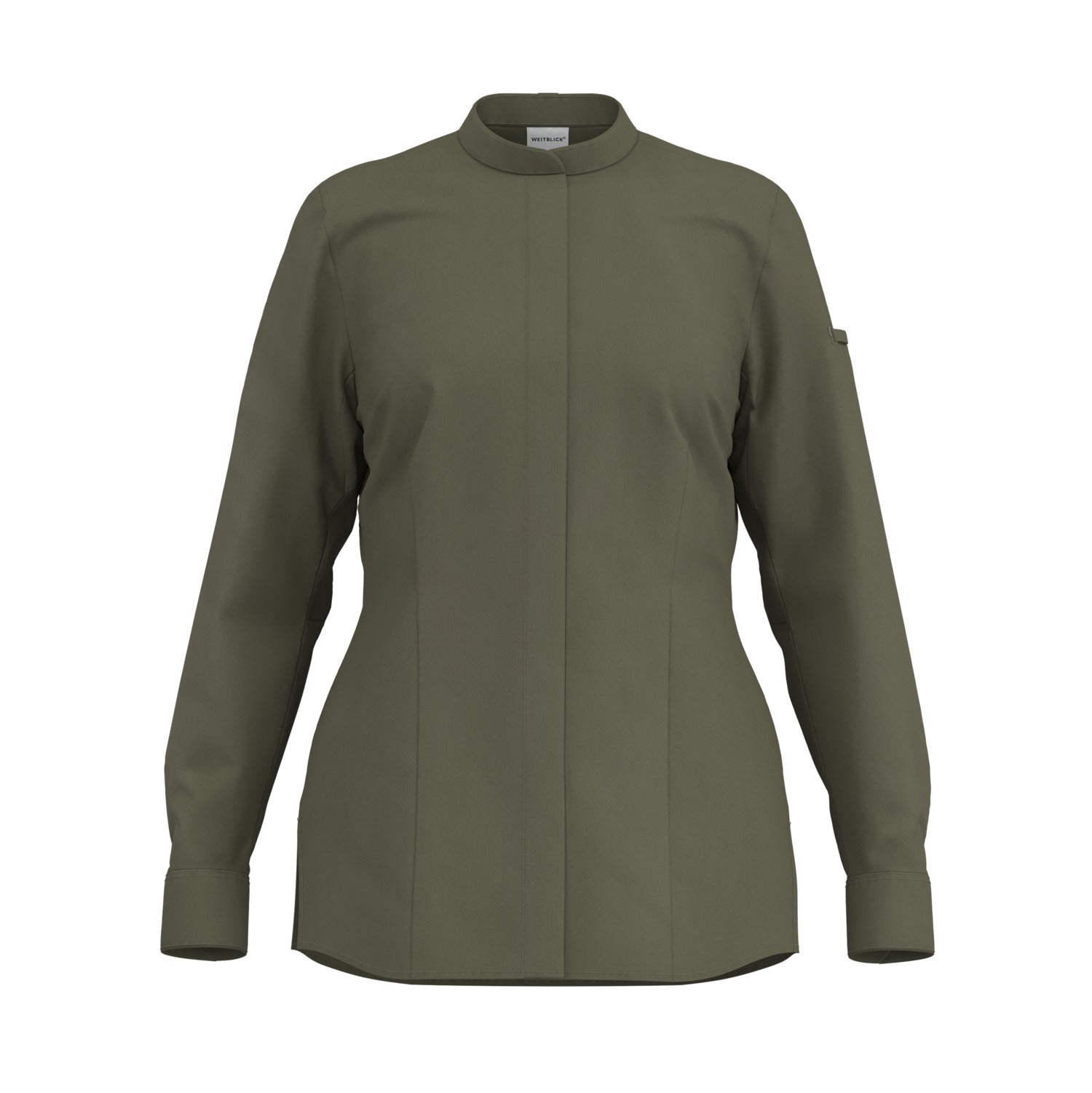 Supersofte Gastrobluse CO:LAB 4806 olive von Weitblick bei workers friend bestellen