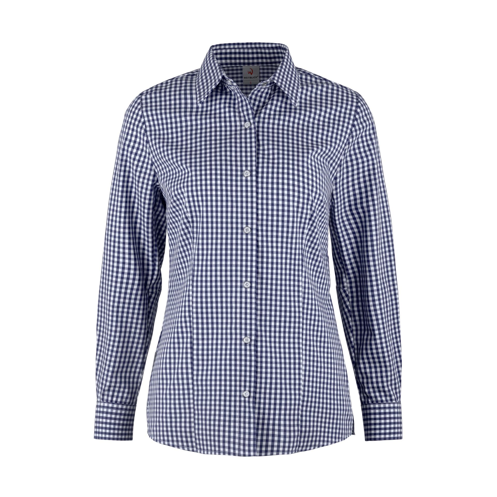 Vichy-Karo Damen-Bluse 4808
