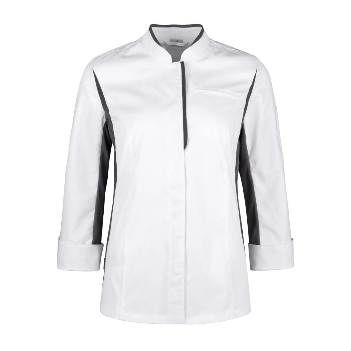 Damen Koch-und Servicejacke 4914 mit Stretcheinsatz