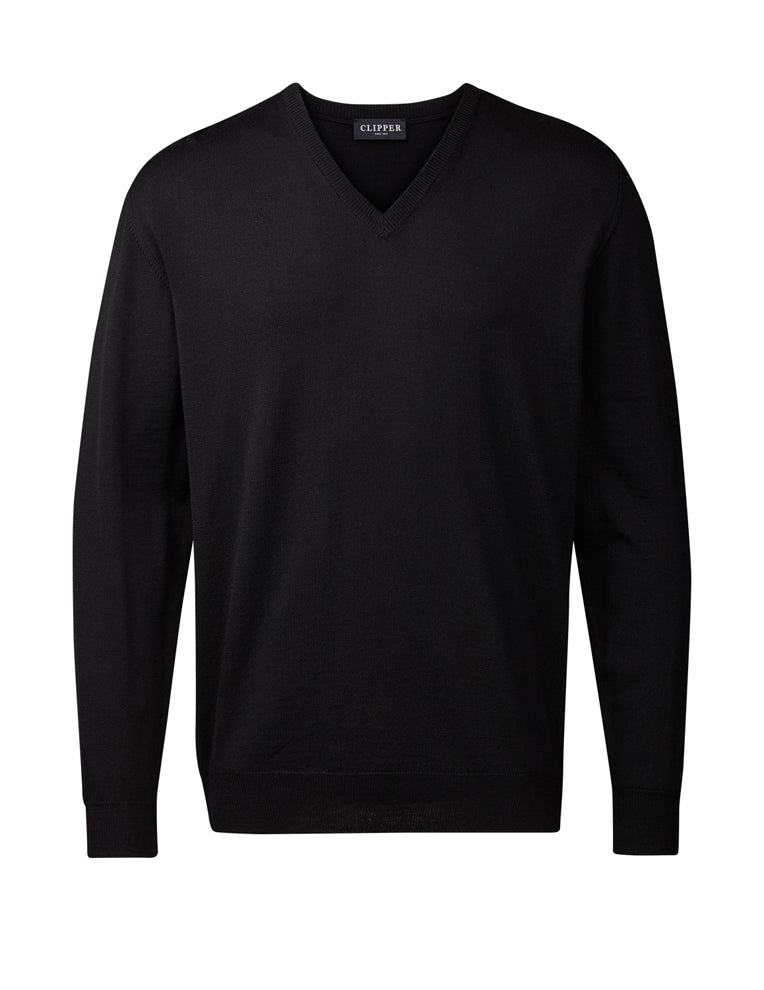 Merino V-Pullover 50102 Milan von Clipper