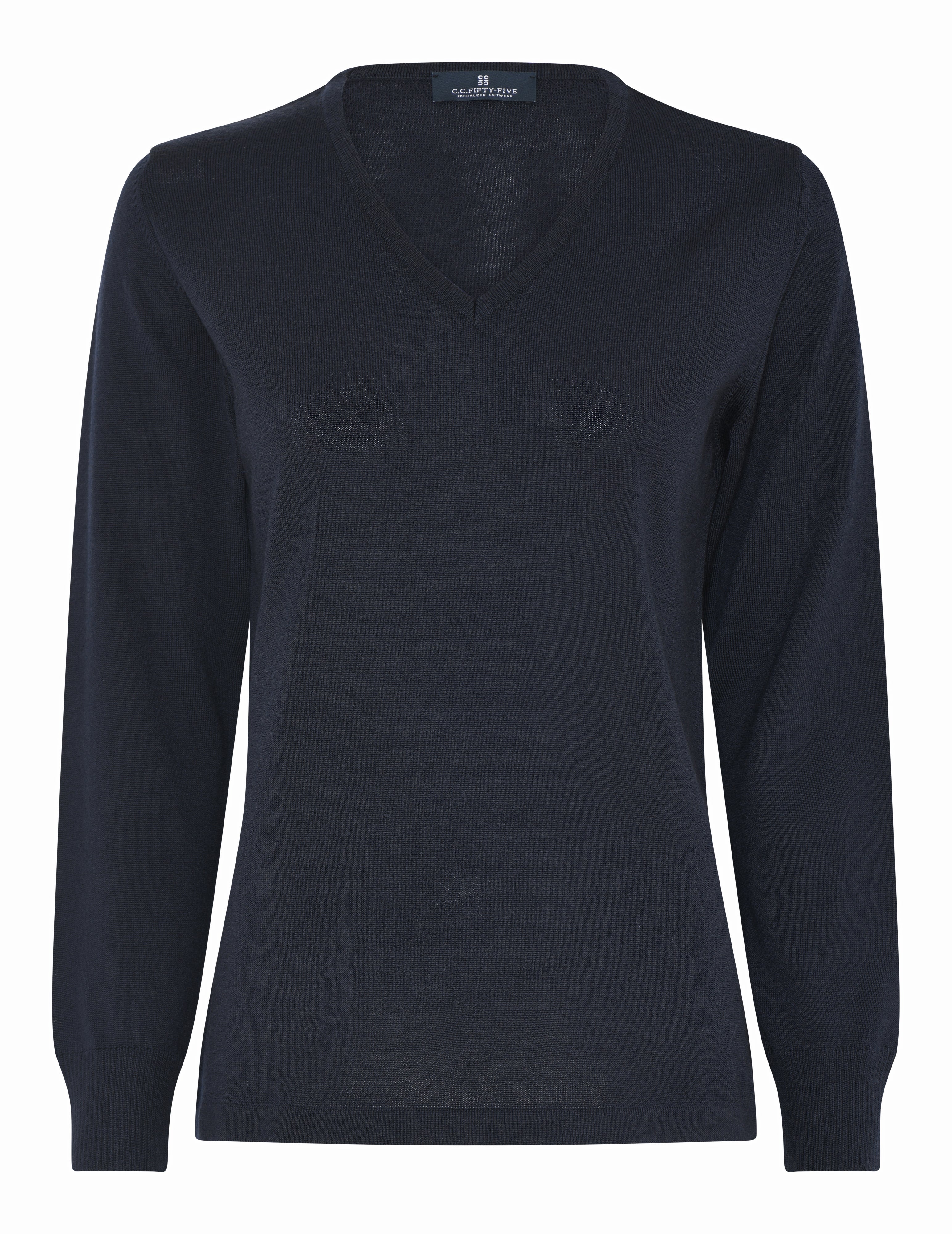 Merino Damen Feinstrick-Strickpulli 51017 Milan