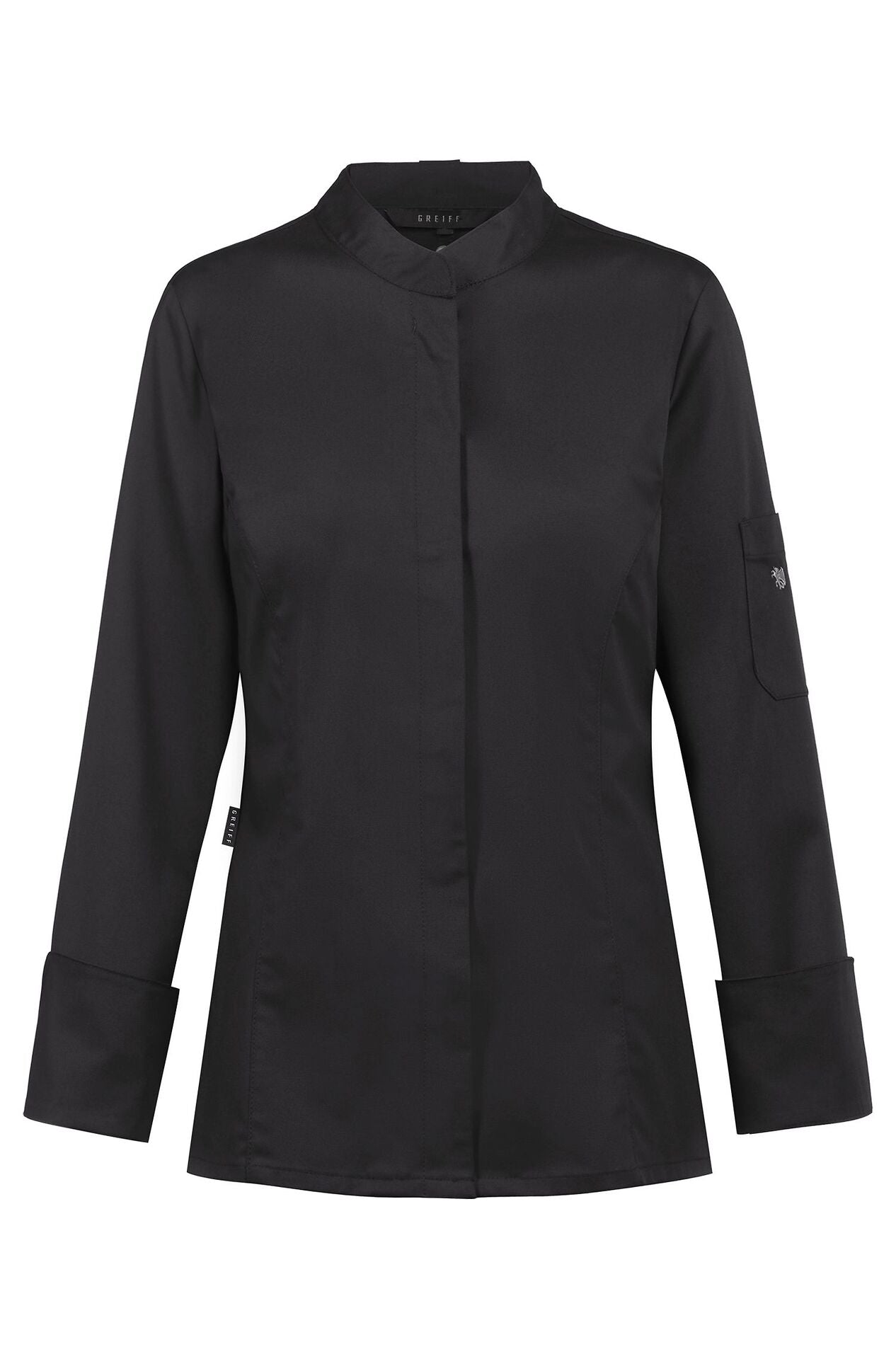 Einreihige Damen Kochjacke 54001 mit Druckknöpfen
