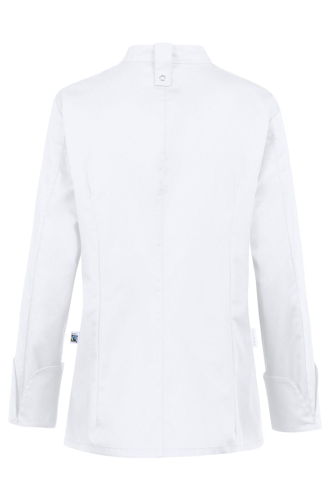 Einreihige Damen Kochjacke 54001 mit Druckknöpfen