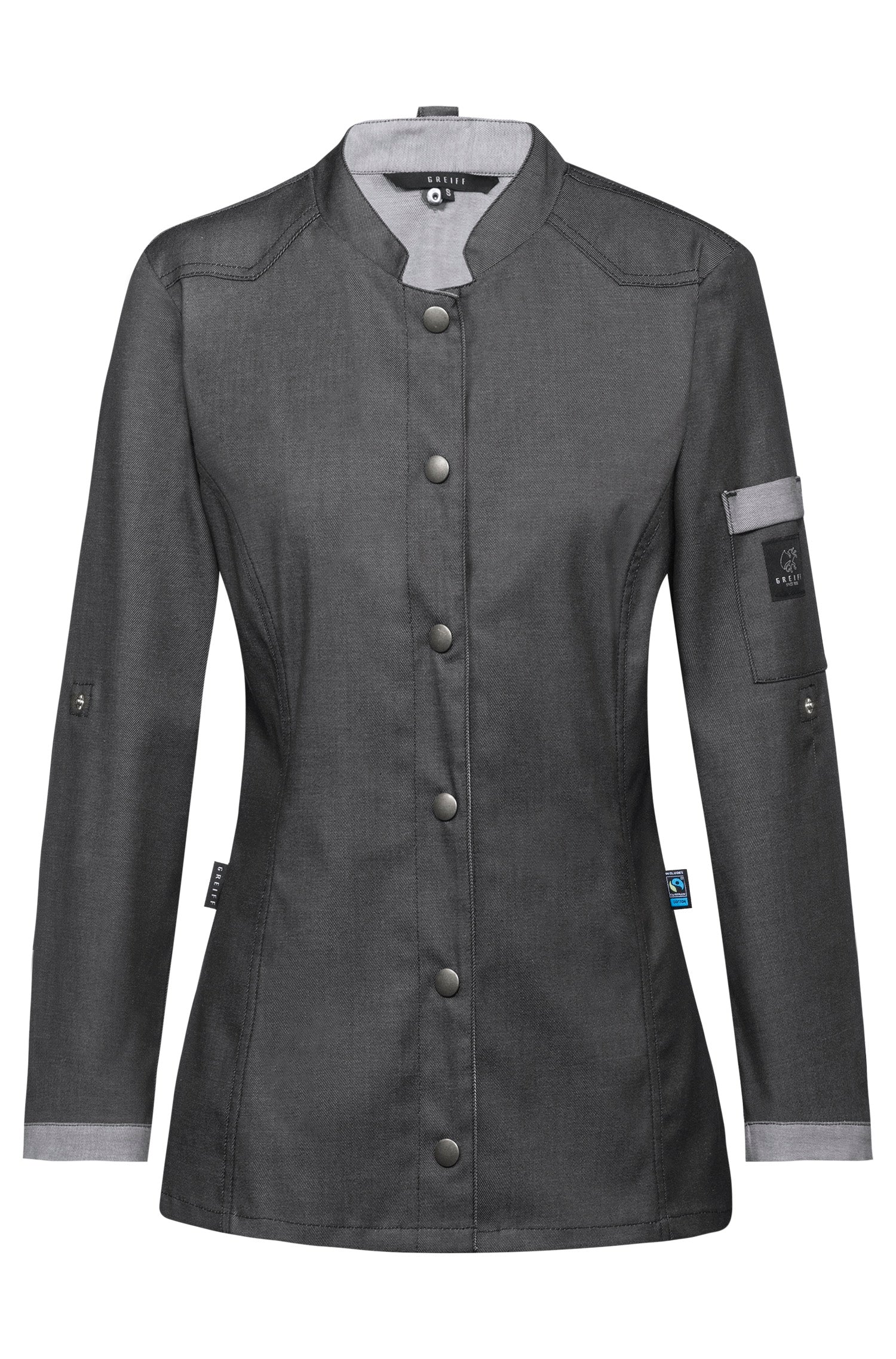 Damen Kochjacke 5415 Bikerstyle