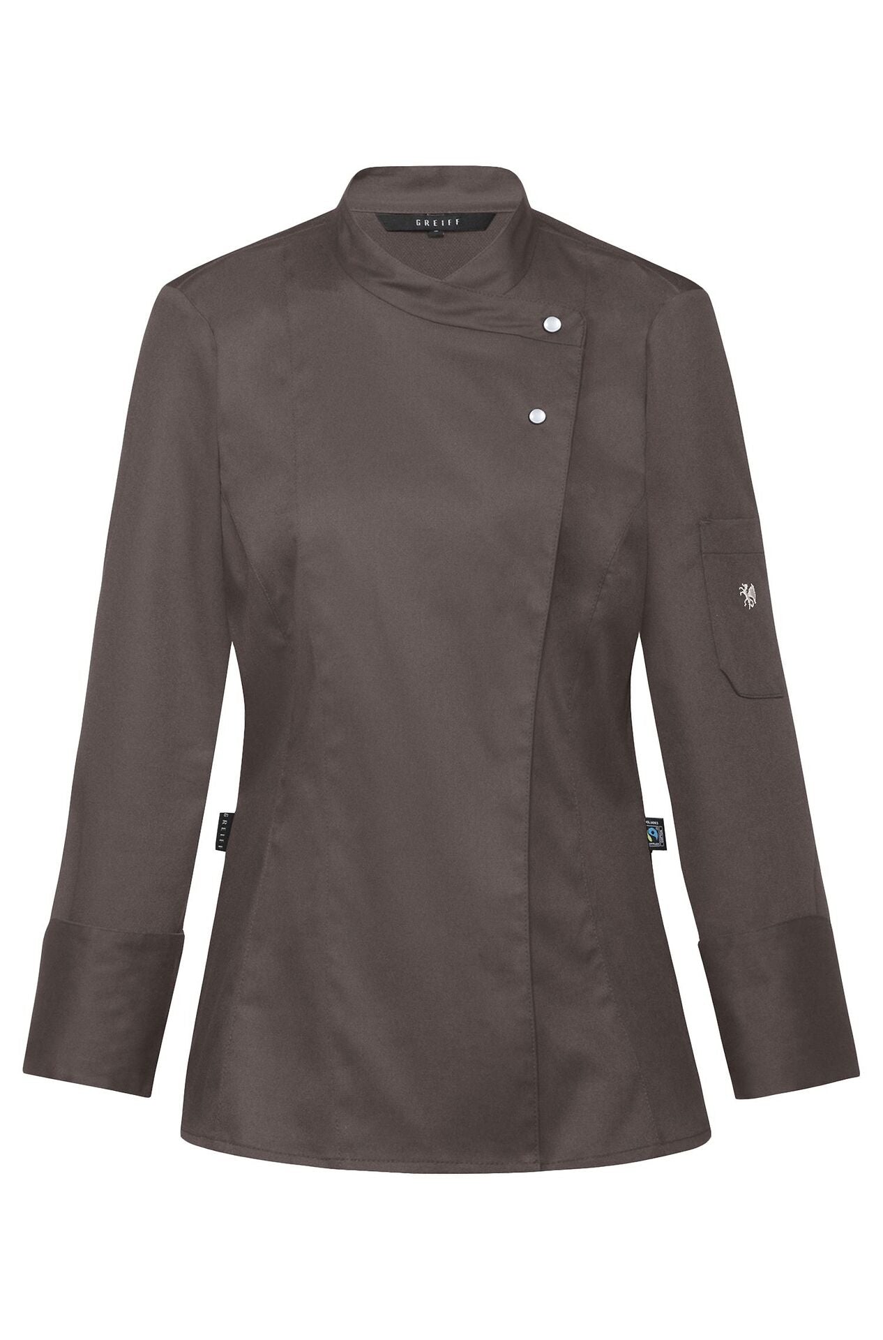 Damen Kochjacke 5422 mit Jersey-Rücken