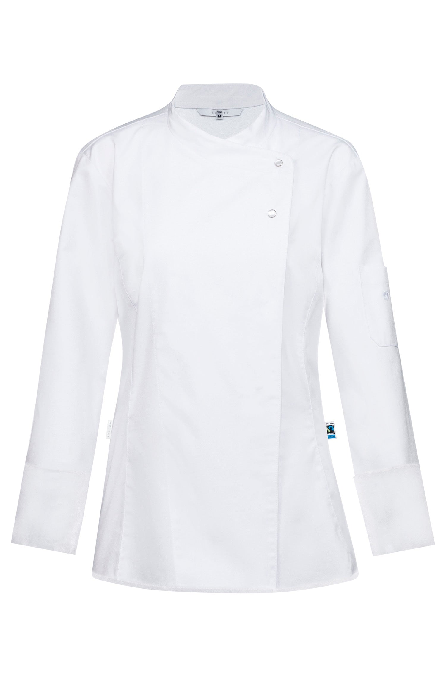 Damen Kochjacke 5422 mit Jersey-Rücken