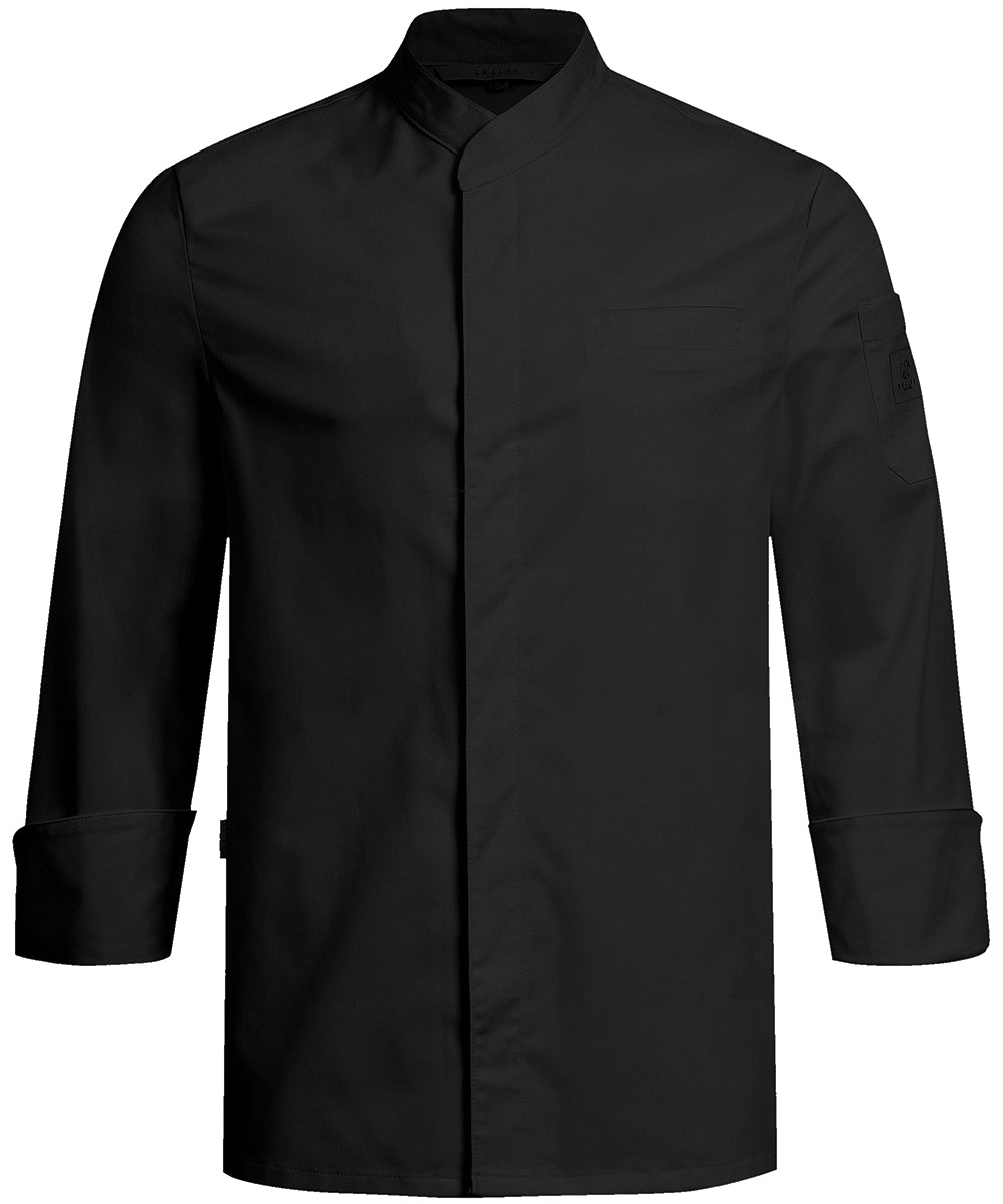 Kochjacke 5569 einreihig mit Druckknöpfen