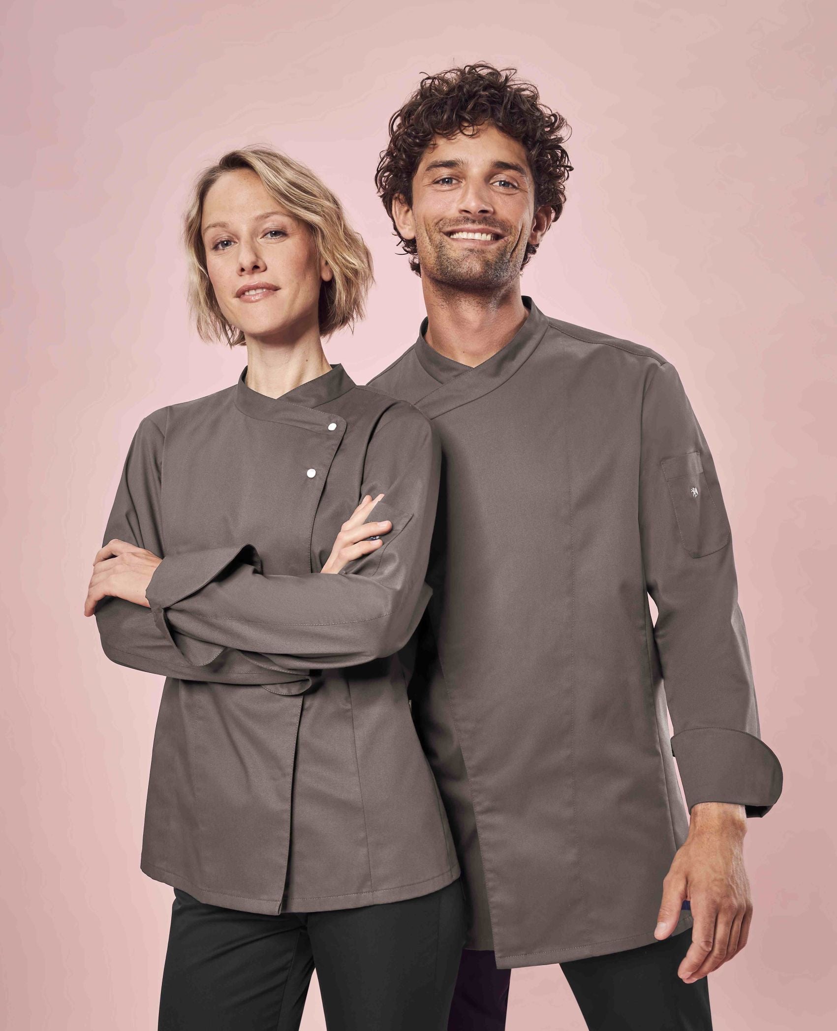 Kochjacke 5598 mit Jersey-Rücken