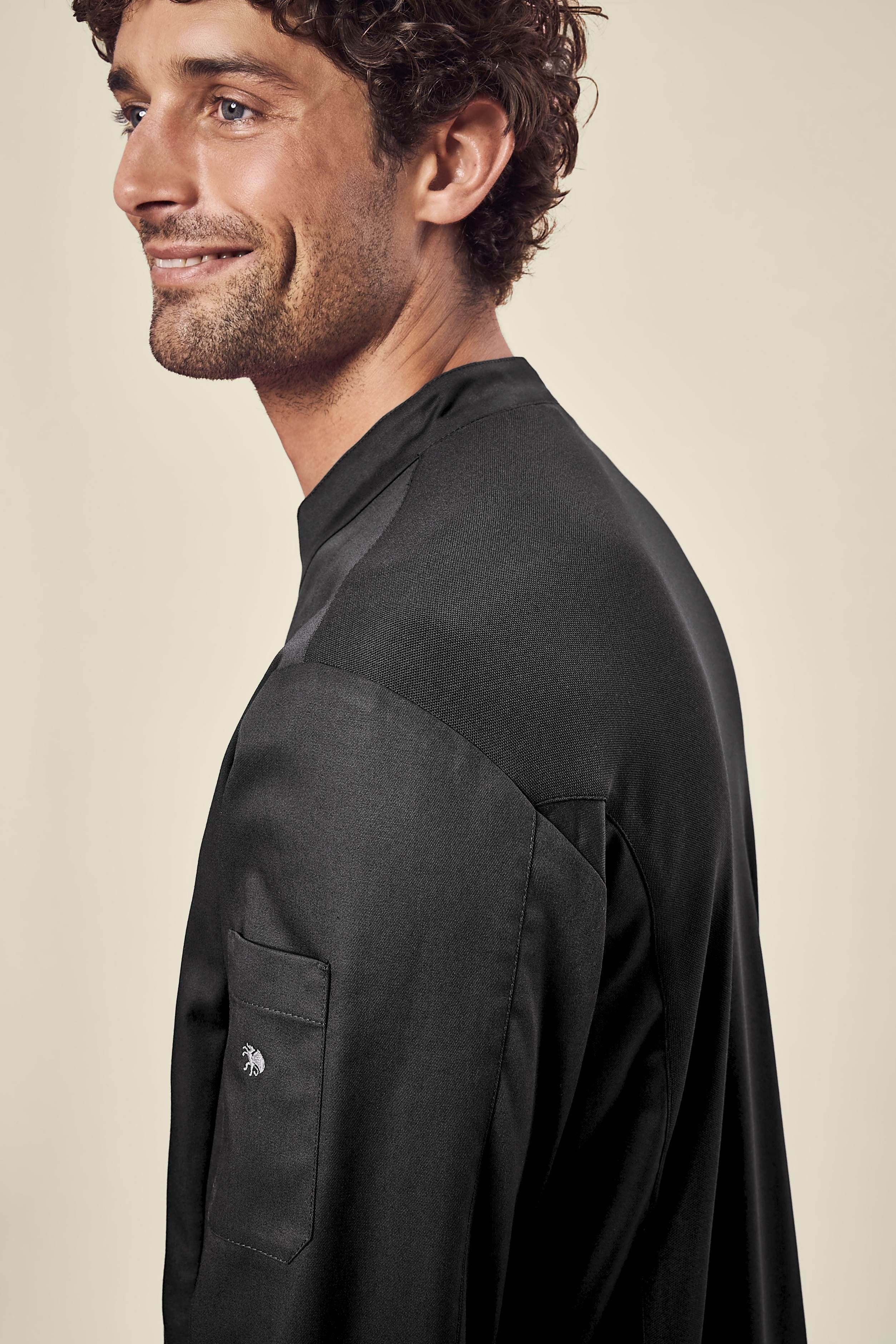 Kochjacke 5598 mit Jersey-Rücken