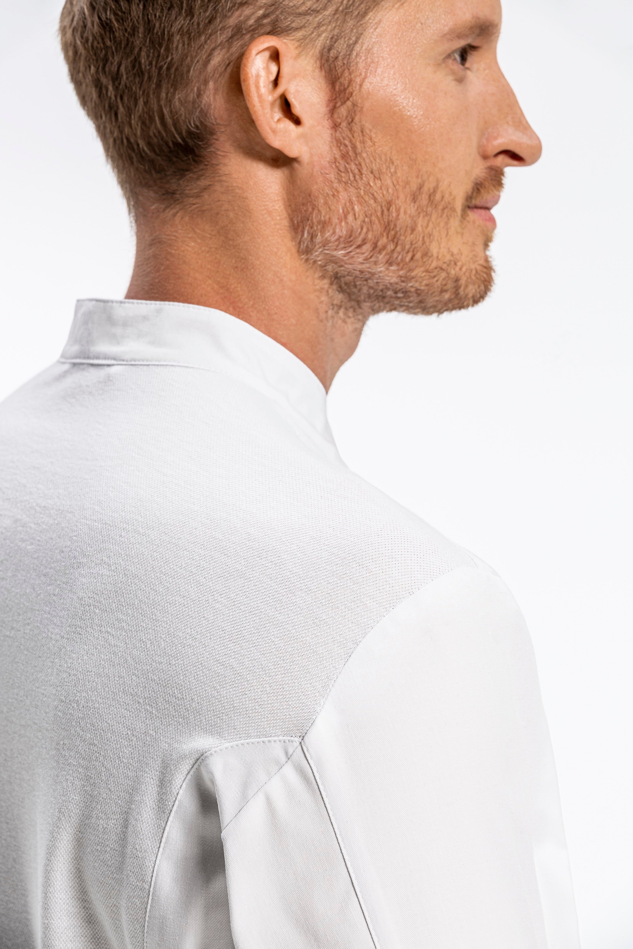 Kochjacke 5598 mit Jersey-Rücken