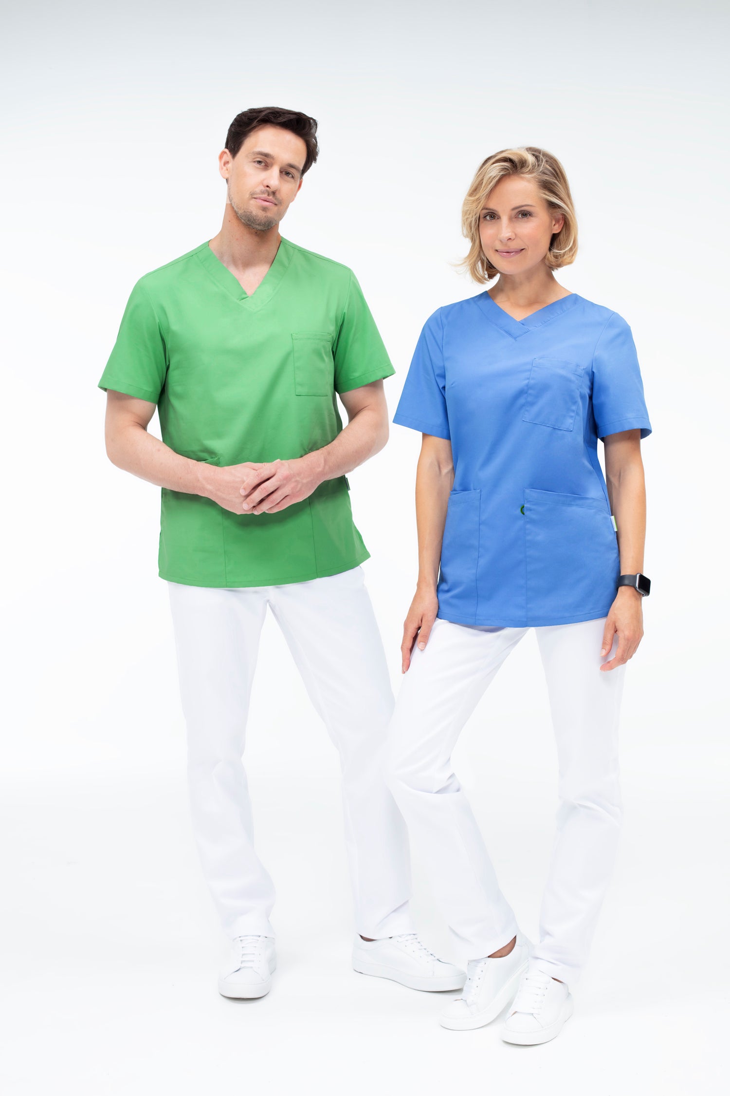 Unisex-Schupfhose 5338 aus Baumwolle mit Beintasche
