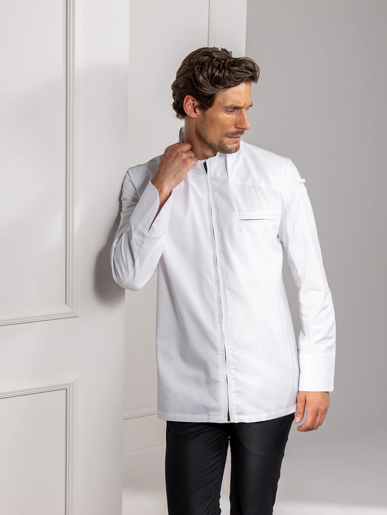 Kochjacke Servicejacke Nero 6001 weiß von Le Nouveau Chef bei workers friend bestellen
