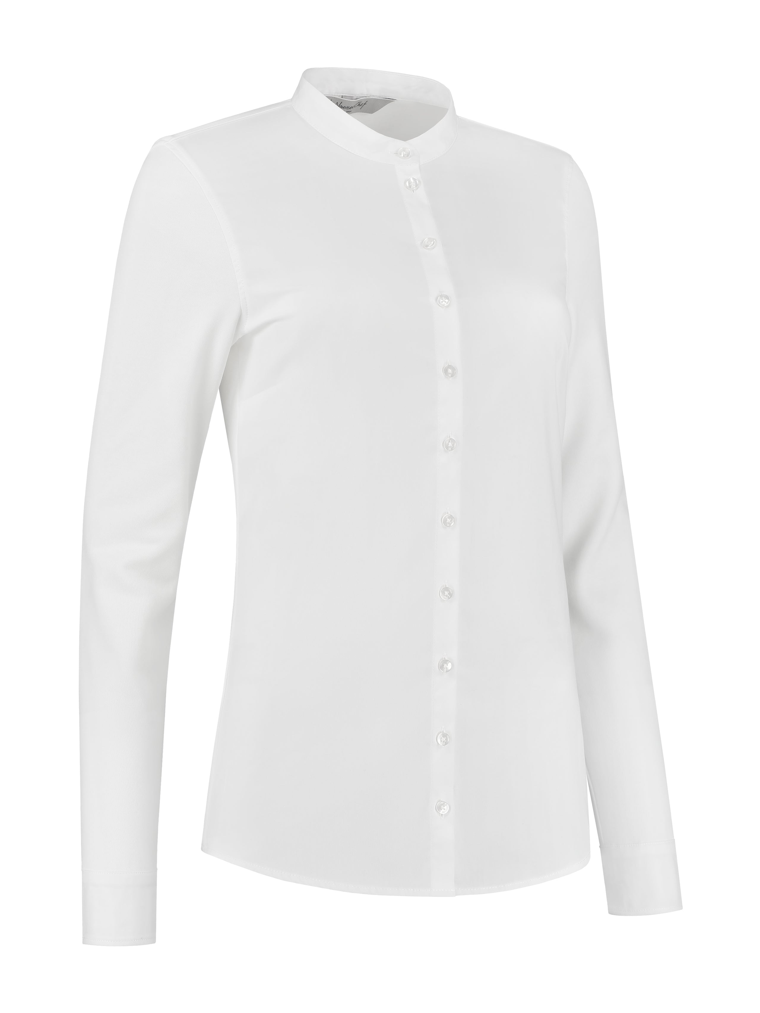 Damen Stretch-Bluse Lisa 1205 mit Stehkragen