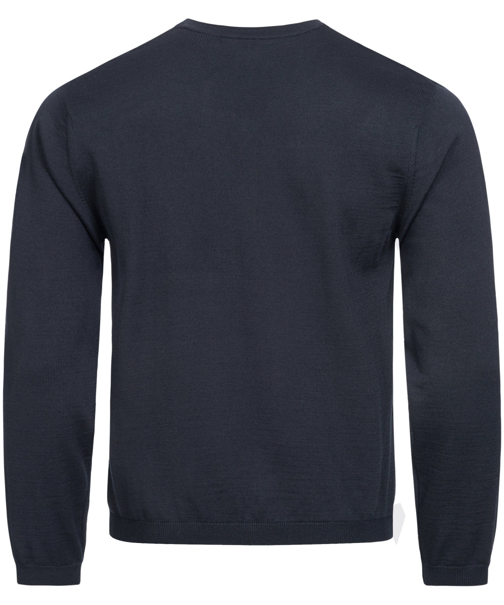 Herren V-Pullover 6040 aus Schurwoll-Mix