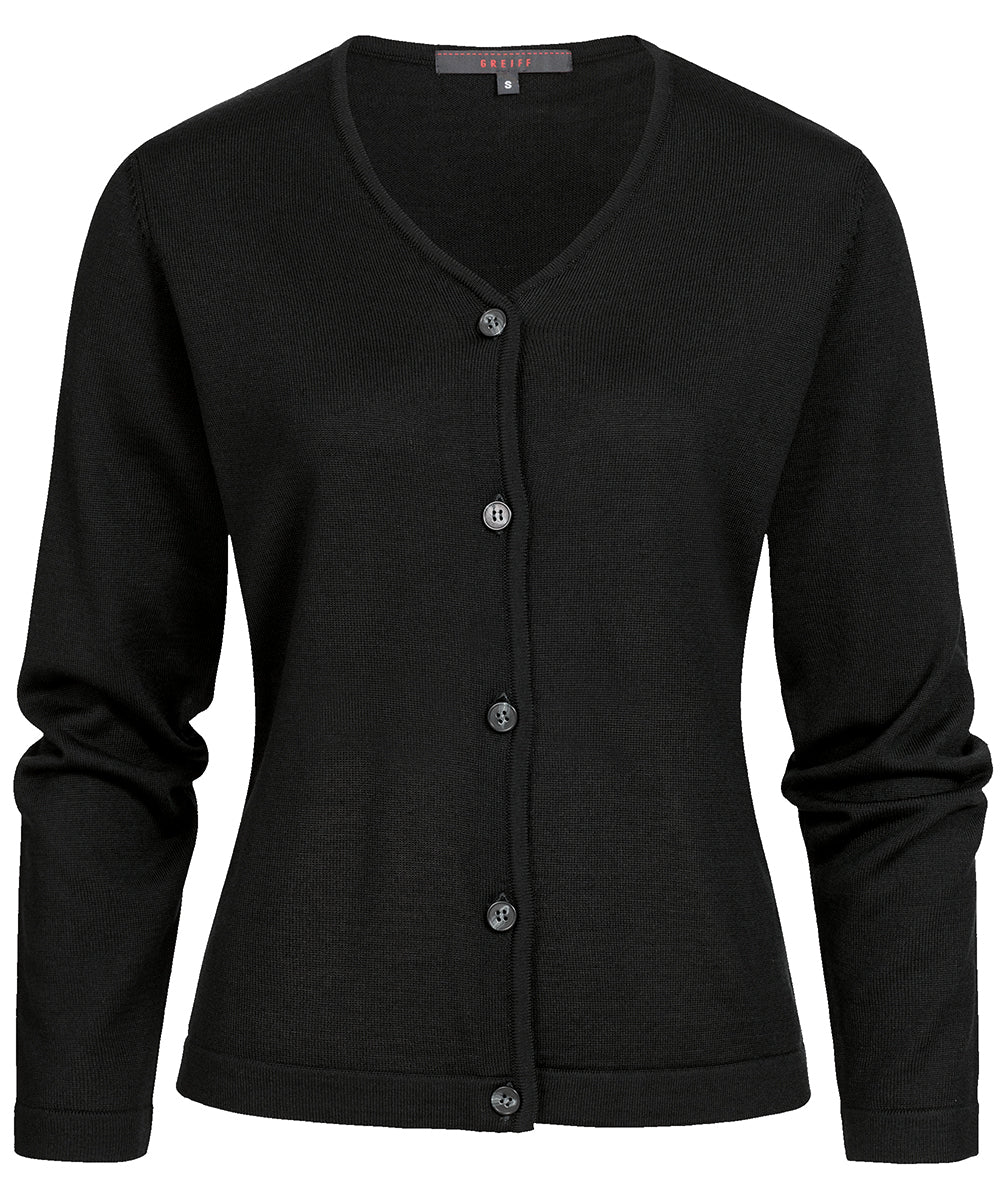 Damen Strickjacke 6053 aus Schurwoll-Mix