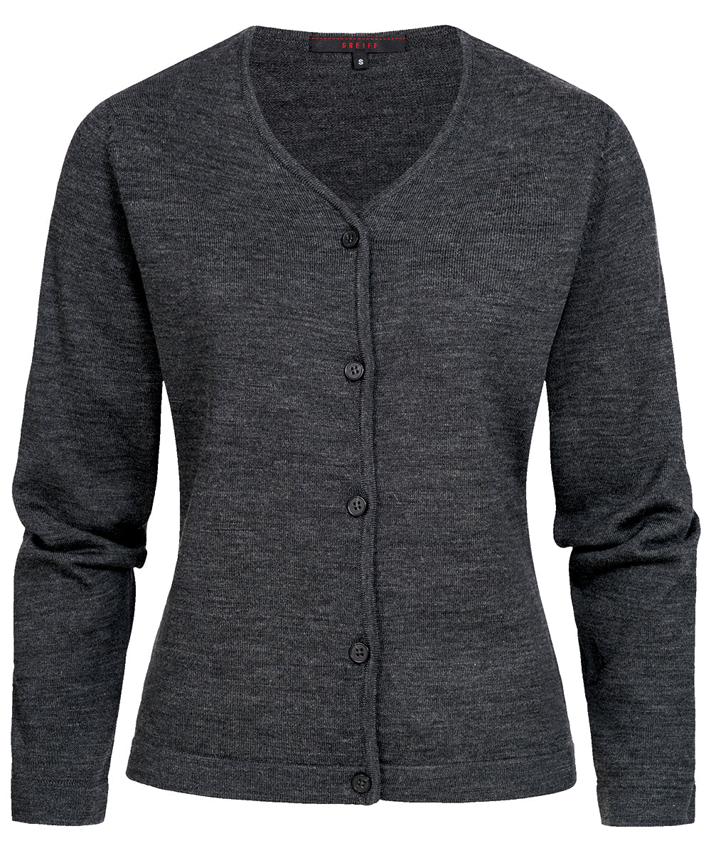 Damen Strickjacke 6053 aus Schurwoll-Mix
