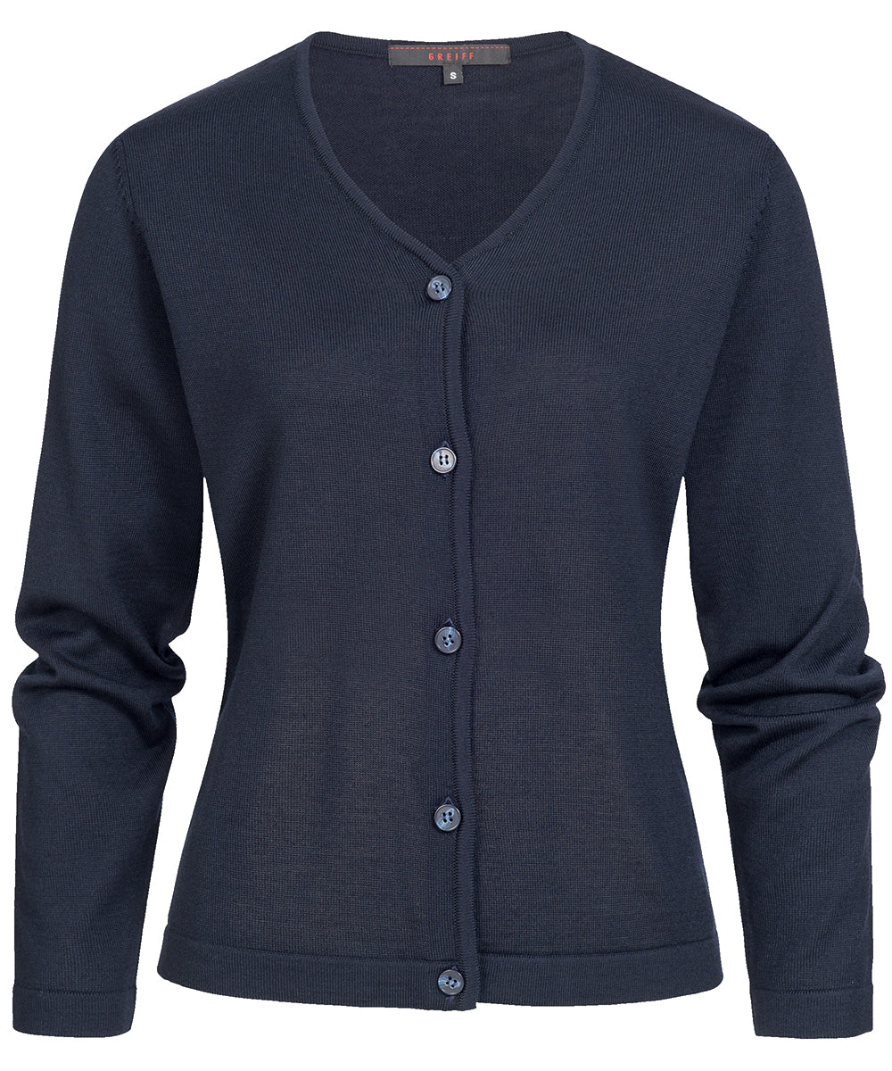 Damen Strickjacke 6053 aus Schurwoll-Mix