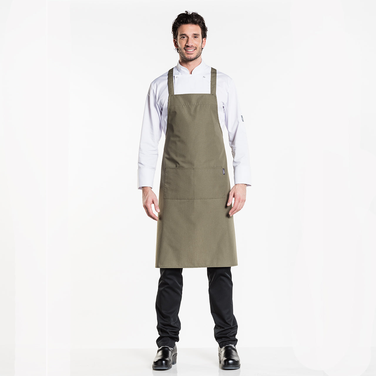 Latzschürze cross BSX von Chaud Devant bei workers friend 63699 dark olive