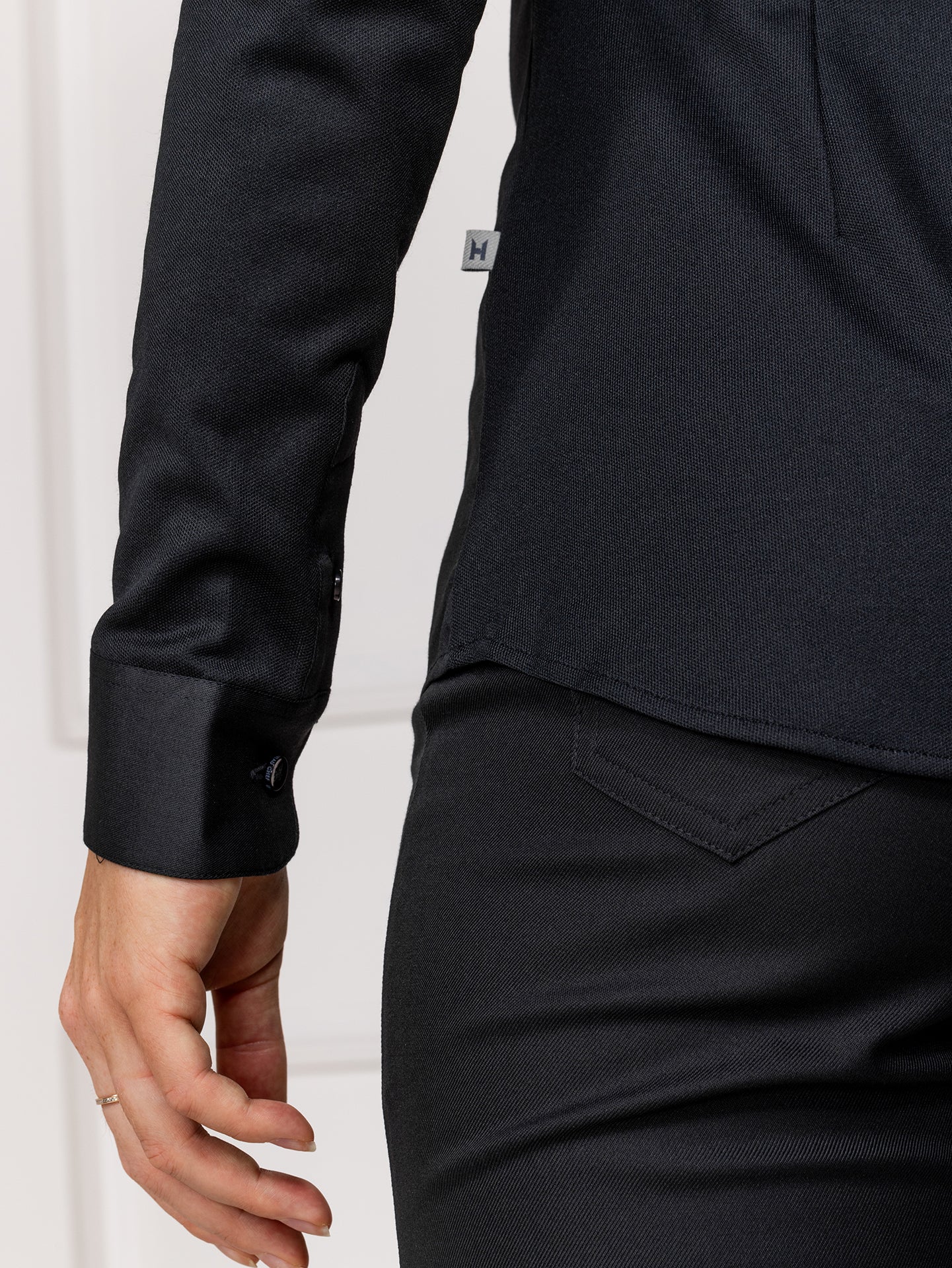 Shirt-Bluse Demy 1204 mit Hemdkragen